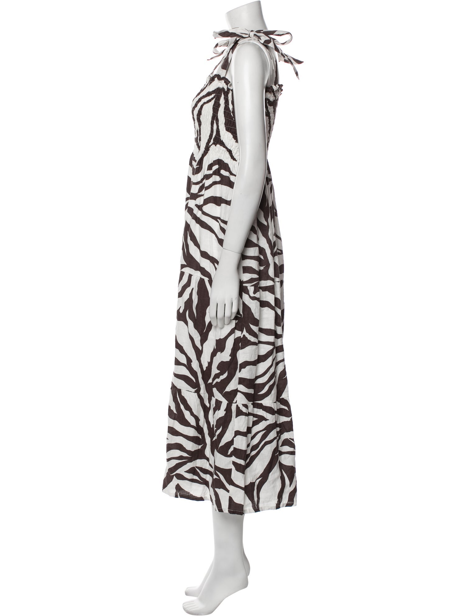 Faithfull The Brand Linen Long Dress