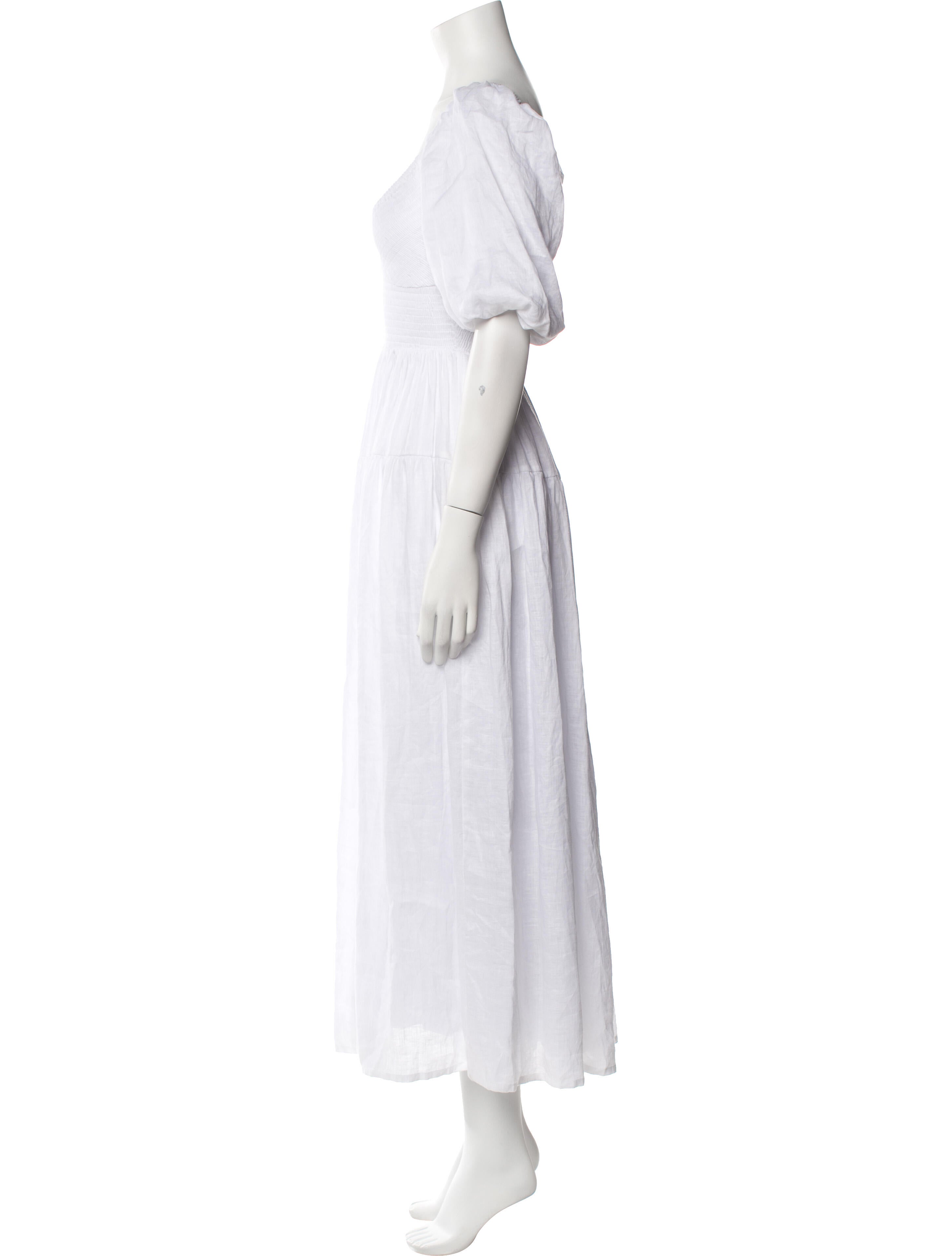 Faithfull The Brand Linen Long Dress