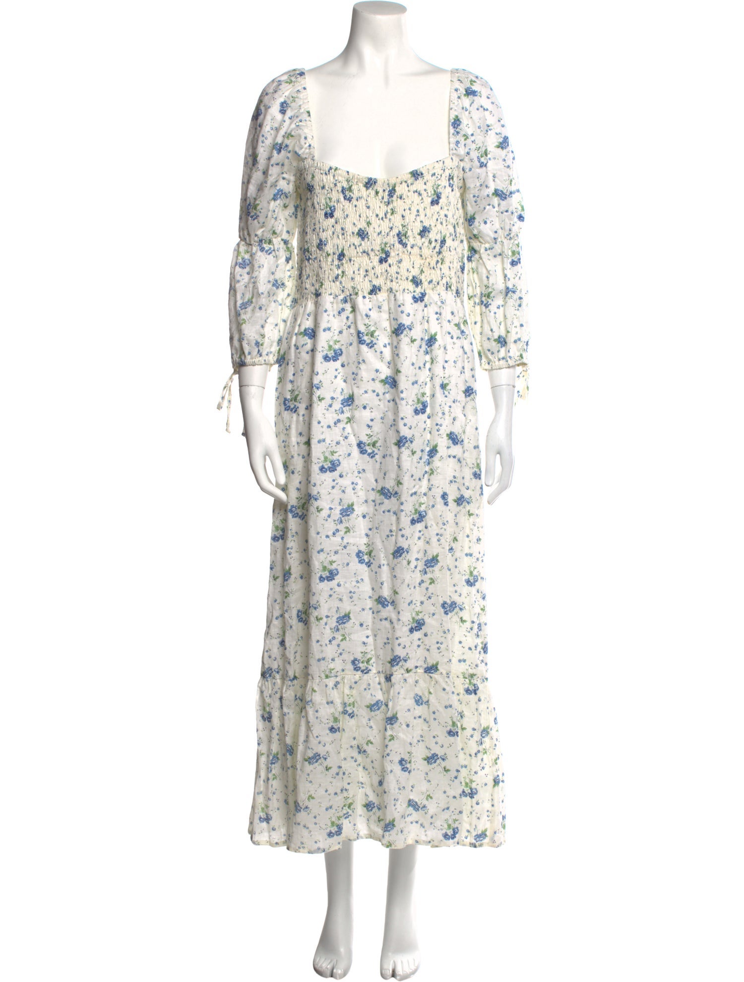 Faithfull The Brand Linen Long Dress