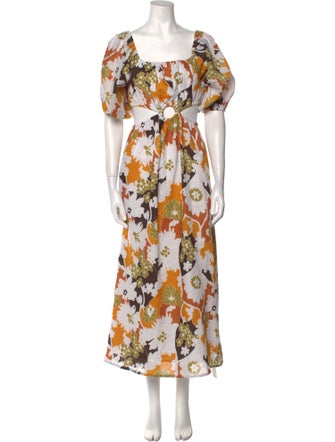 Faithfull The Brand Linen Long Dress