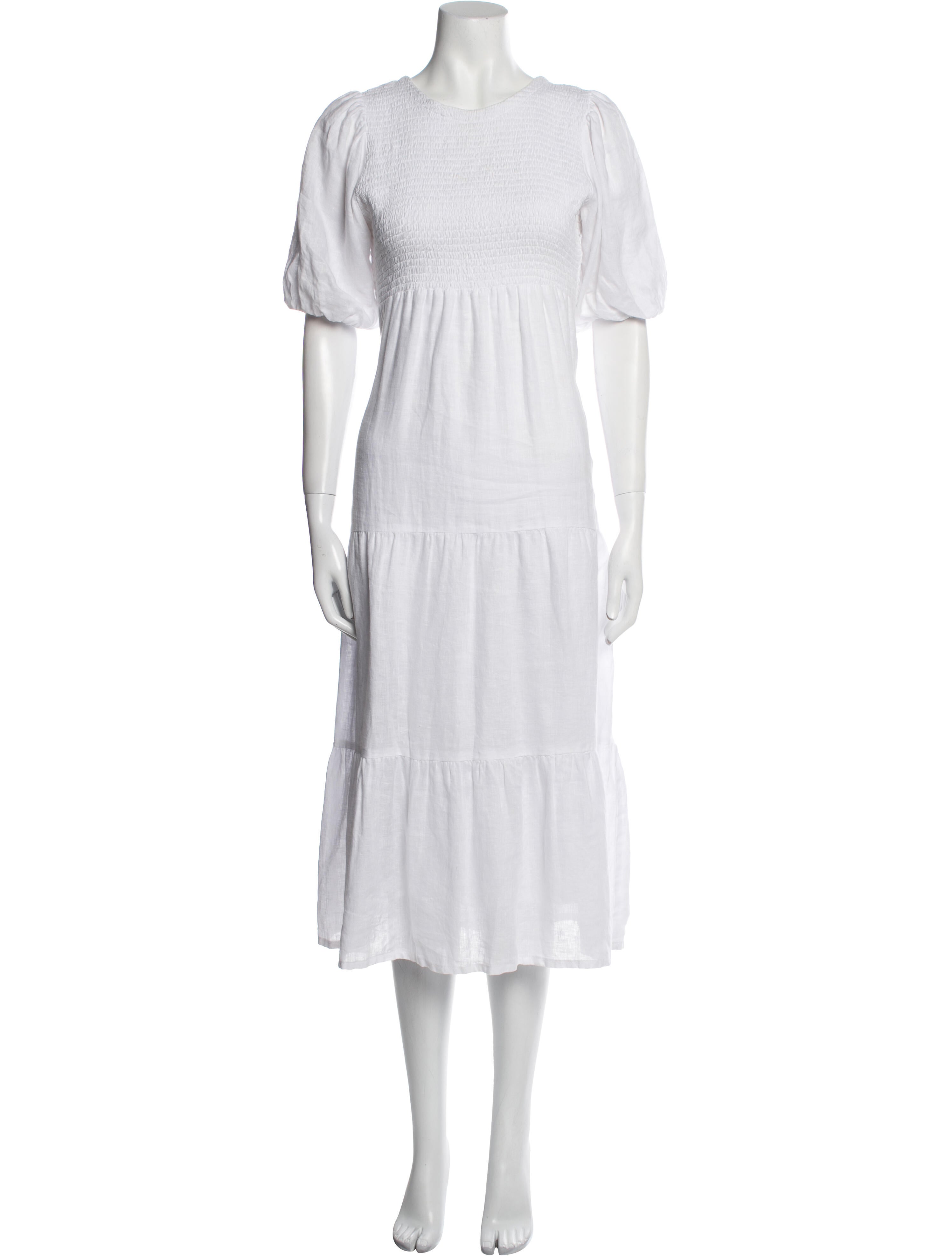 Faithfull The Brand Linen Long Dress