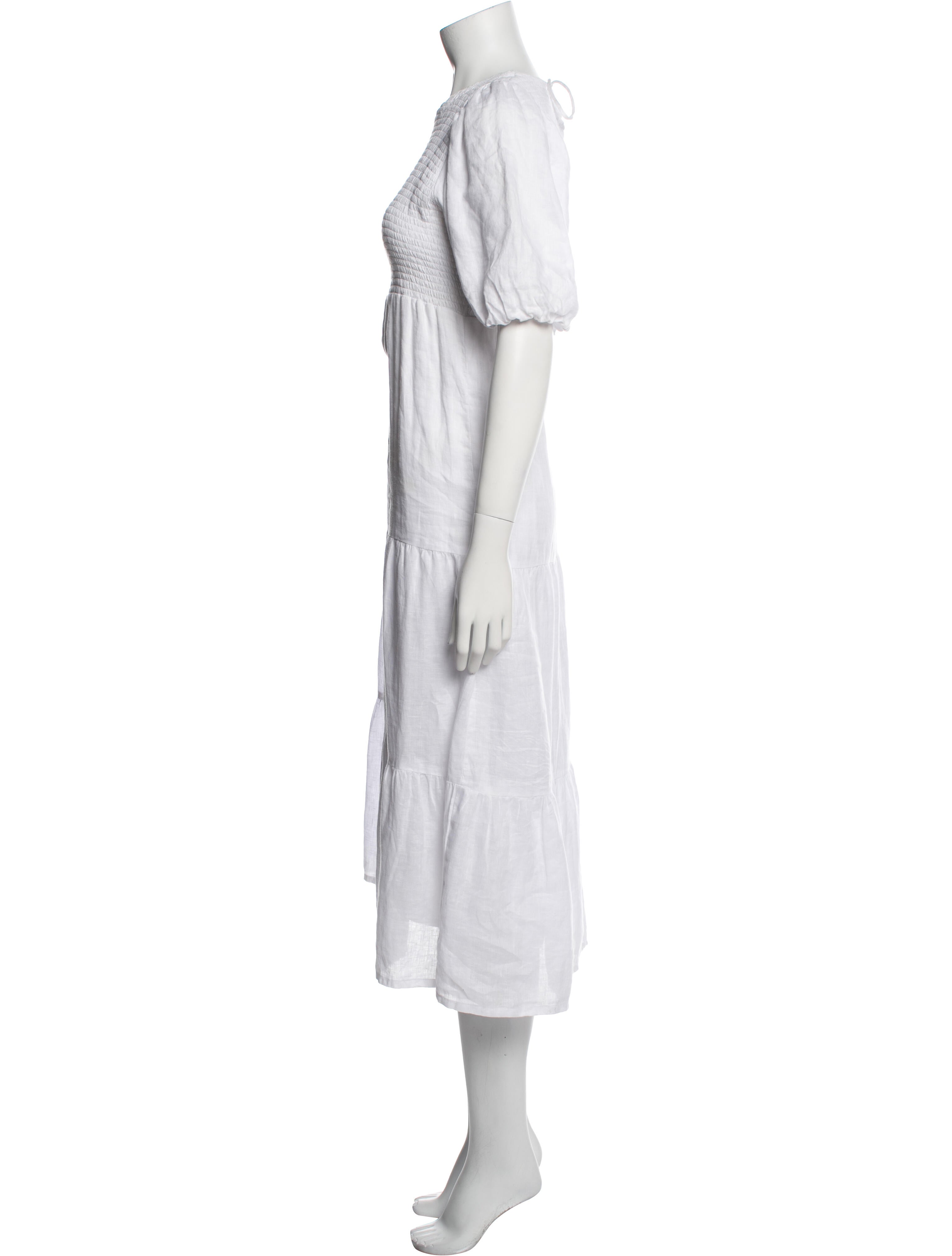 Faithfull The Brand Linen Long Dress