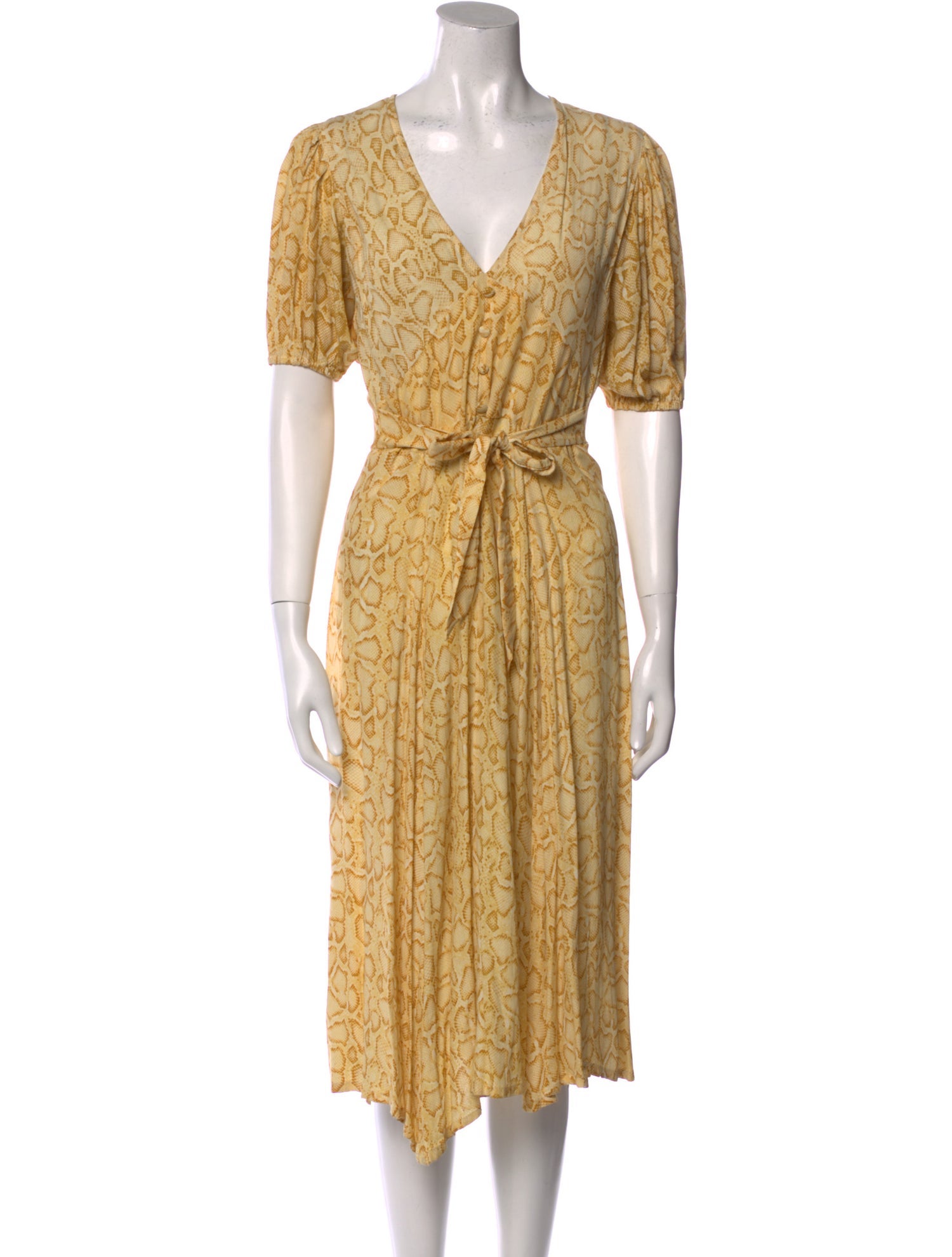 Faithfull The Brand Printed Midi Length Dress