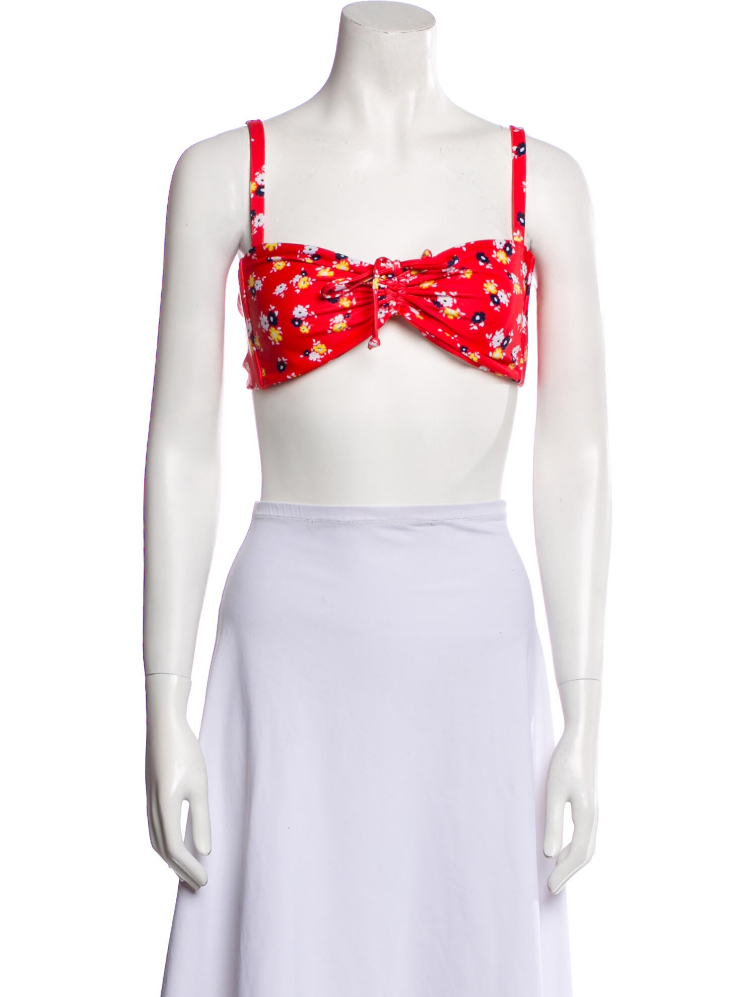 Faithfull The Brand Nylon Printed Crop Top