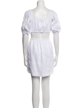 Faithfull The Brand Linen Mini Dress