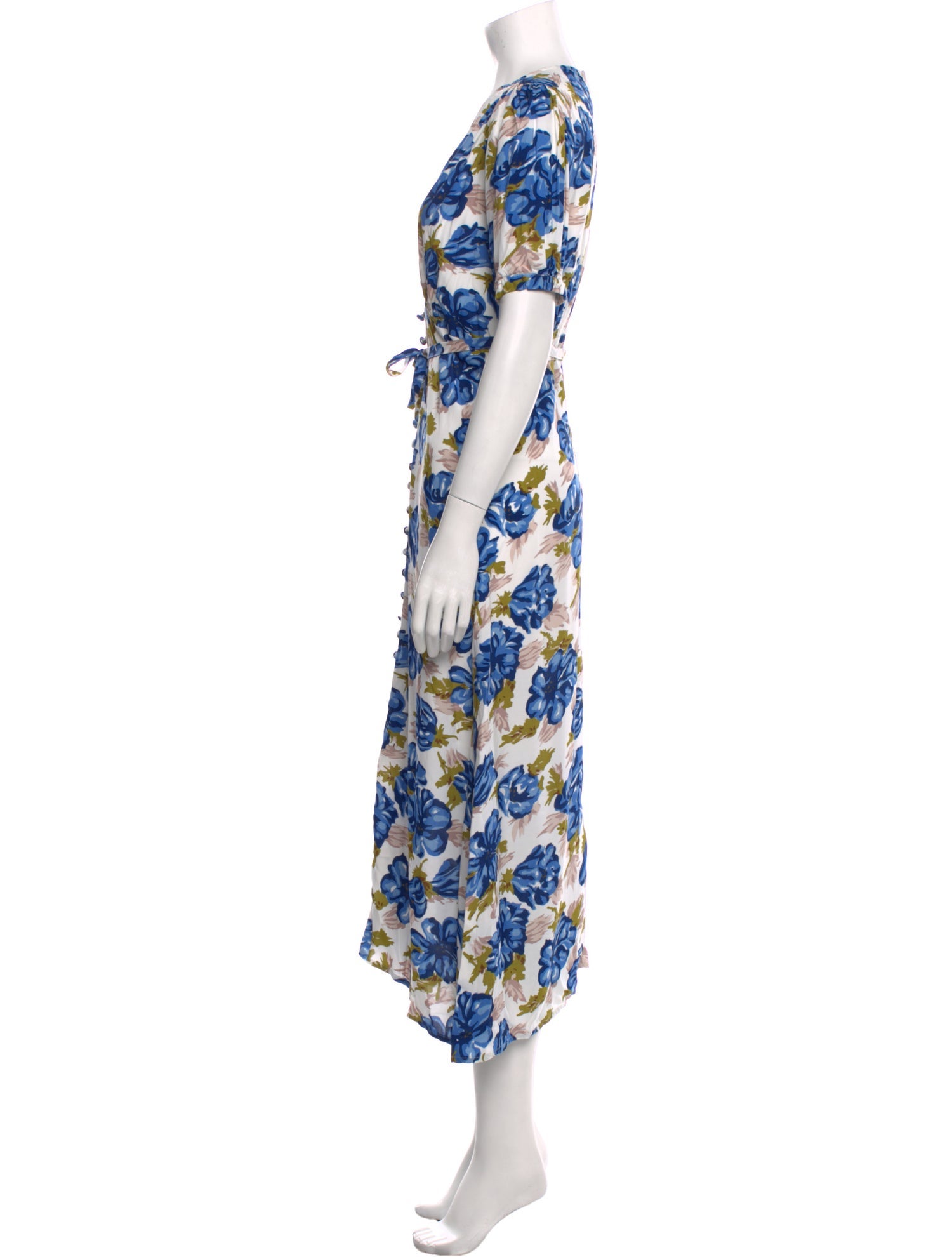 Faithfull The Brand Floral Print Long Dress