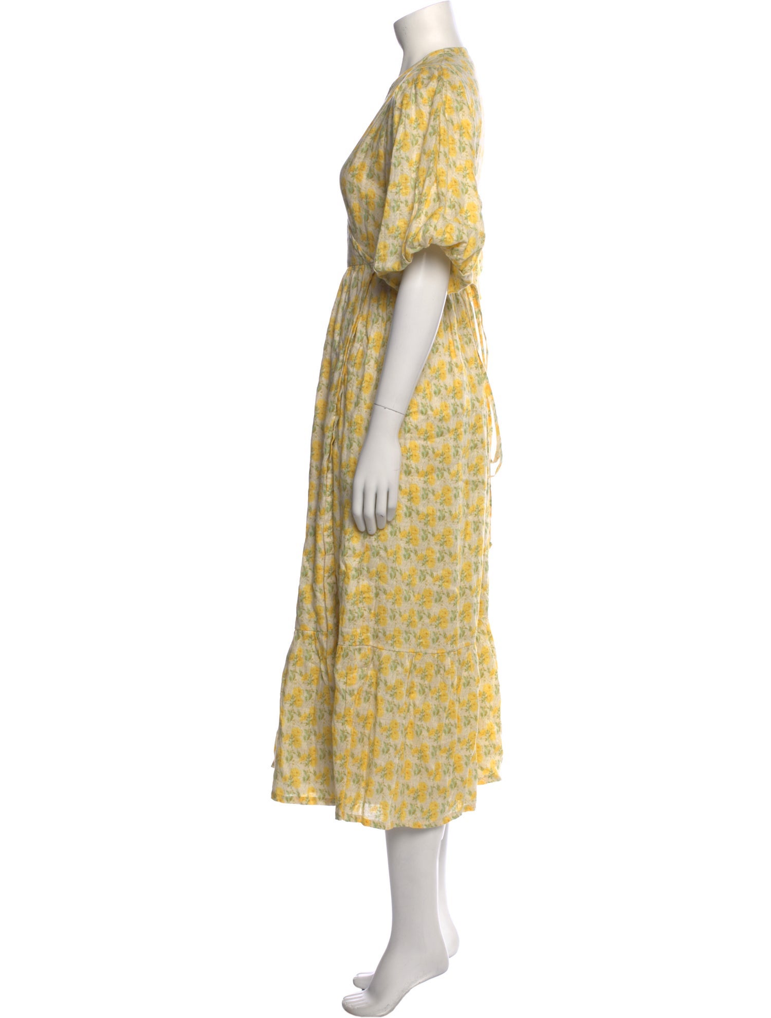Faithfull The Brand Linen Long Dress
