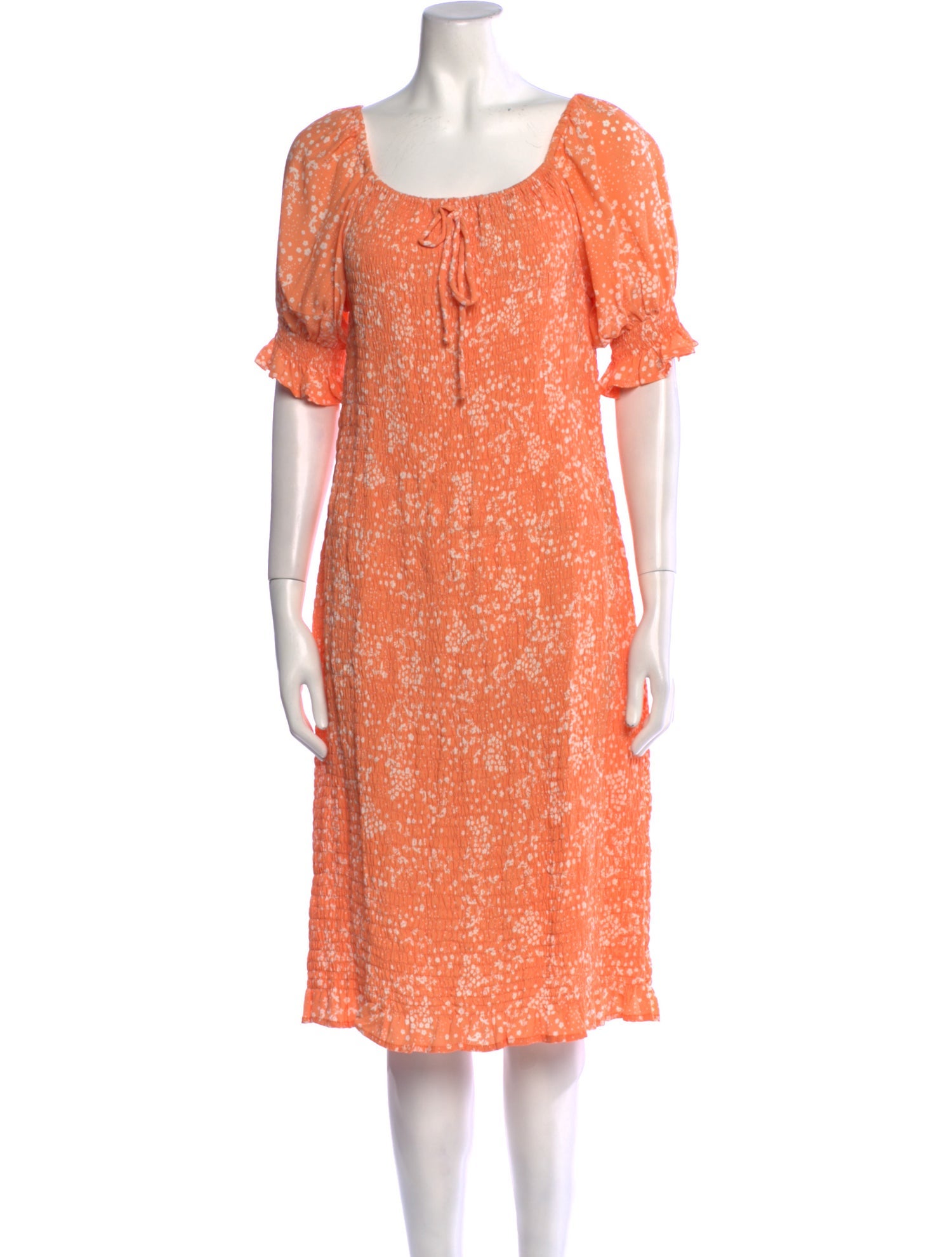 Faithfull The Brand Floral Print Midi Length Dress