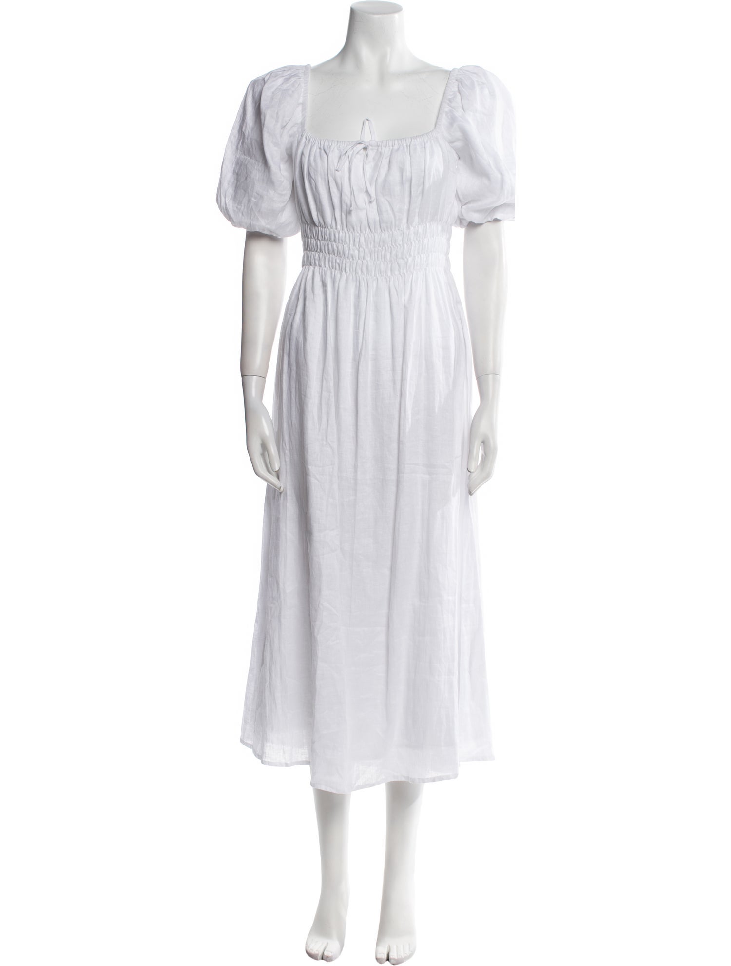 Faithfull The Brand Linen Long Dress