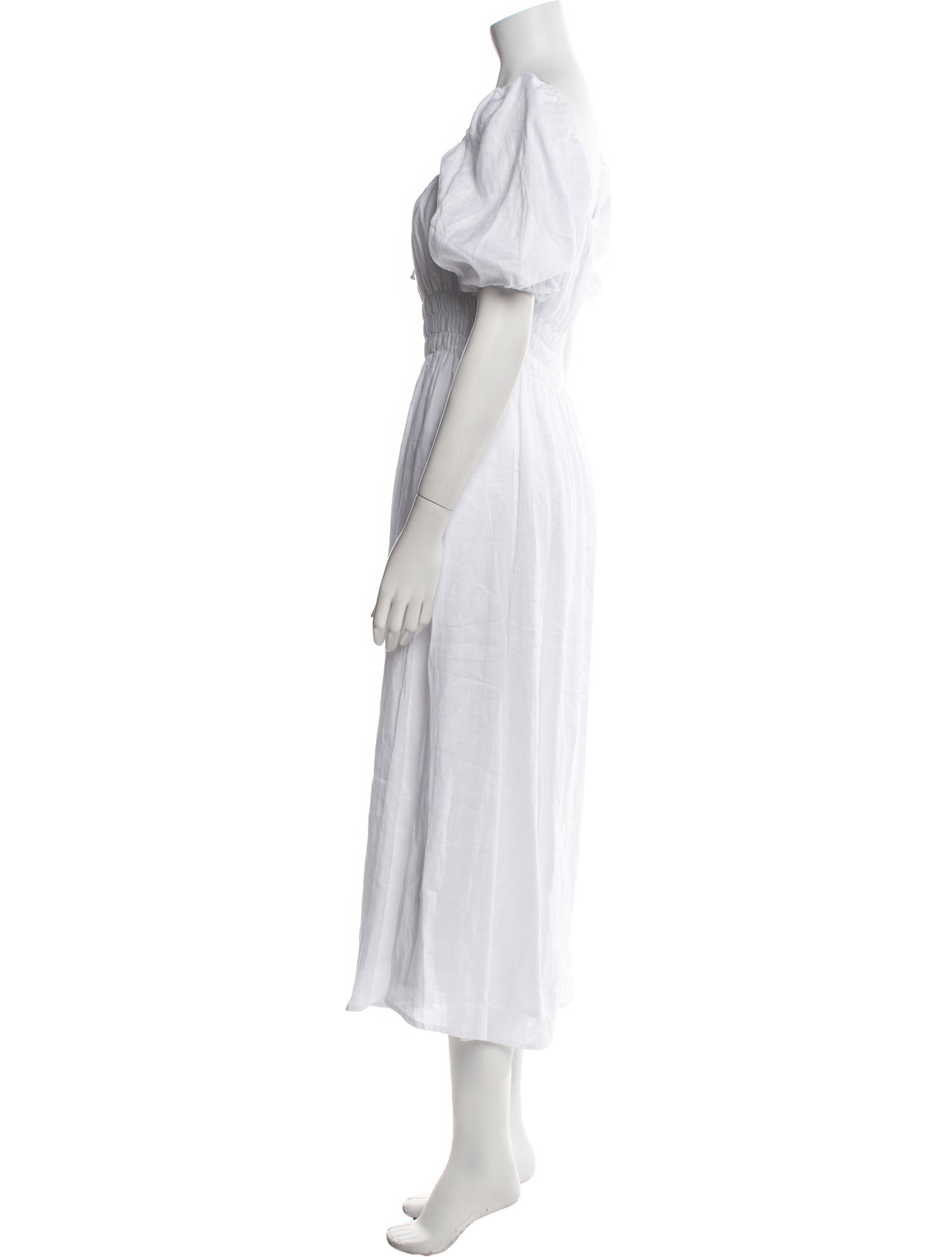 Faithfull The Brand Linen Long Dress