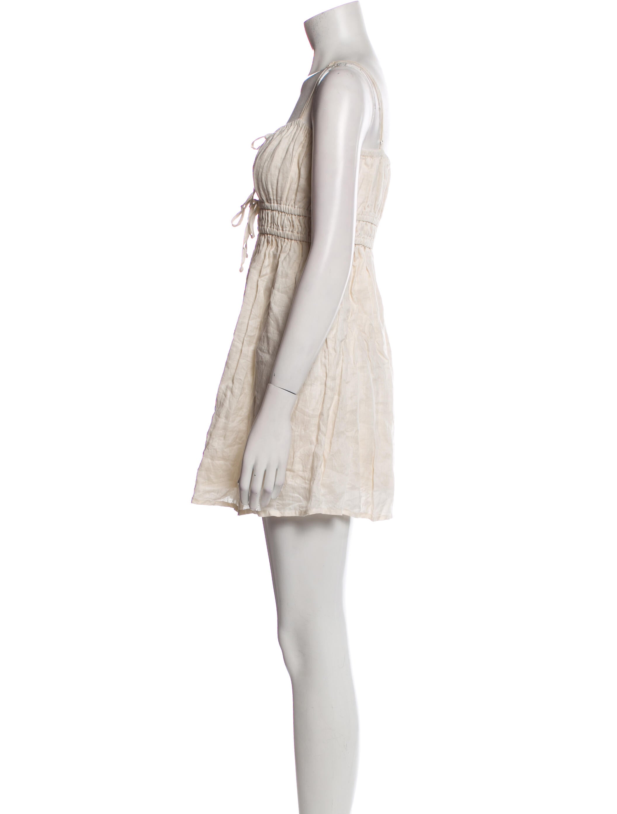 Faithfull The Brand Linen Mini Dress