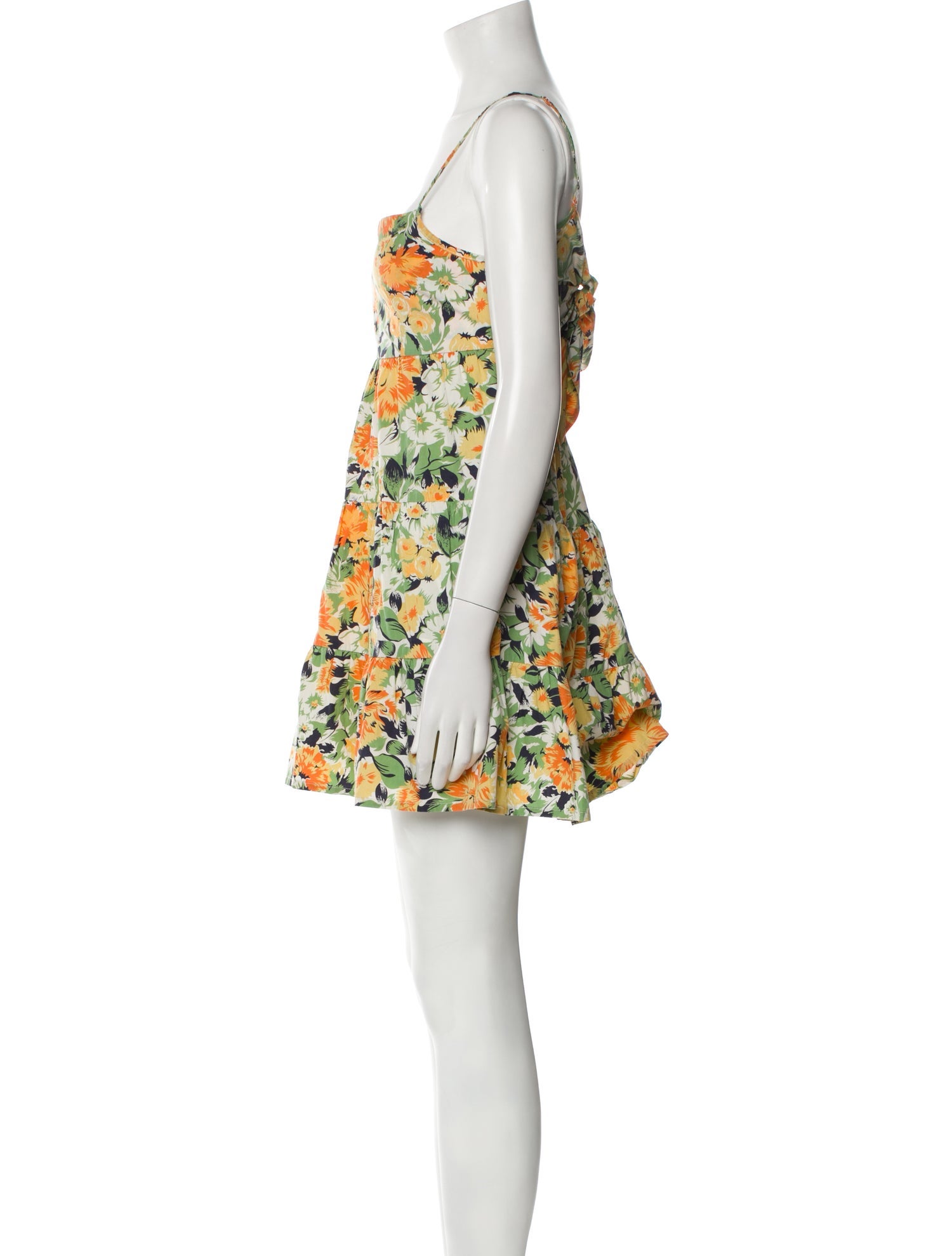 Faithfull The Brand Floral Print Mini Dress