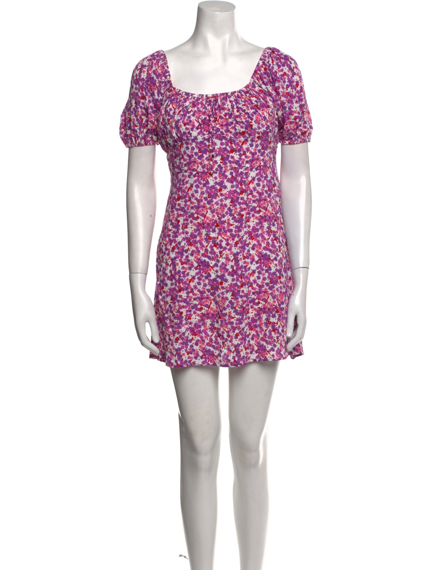 Faithfull The Brand Floral Print Mini Dress