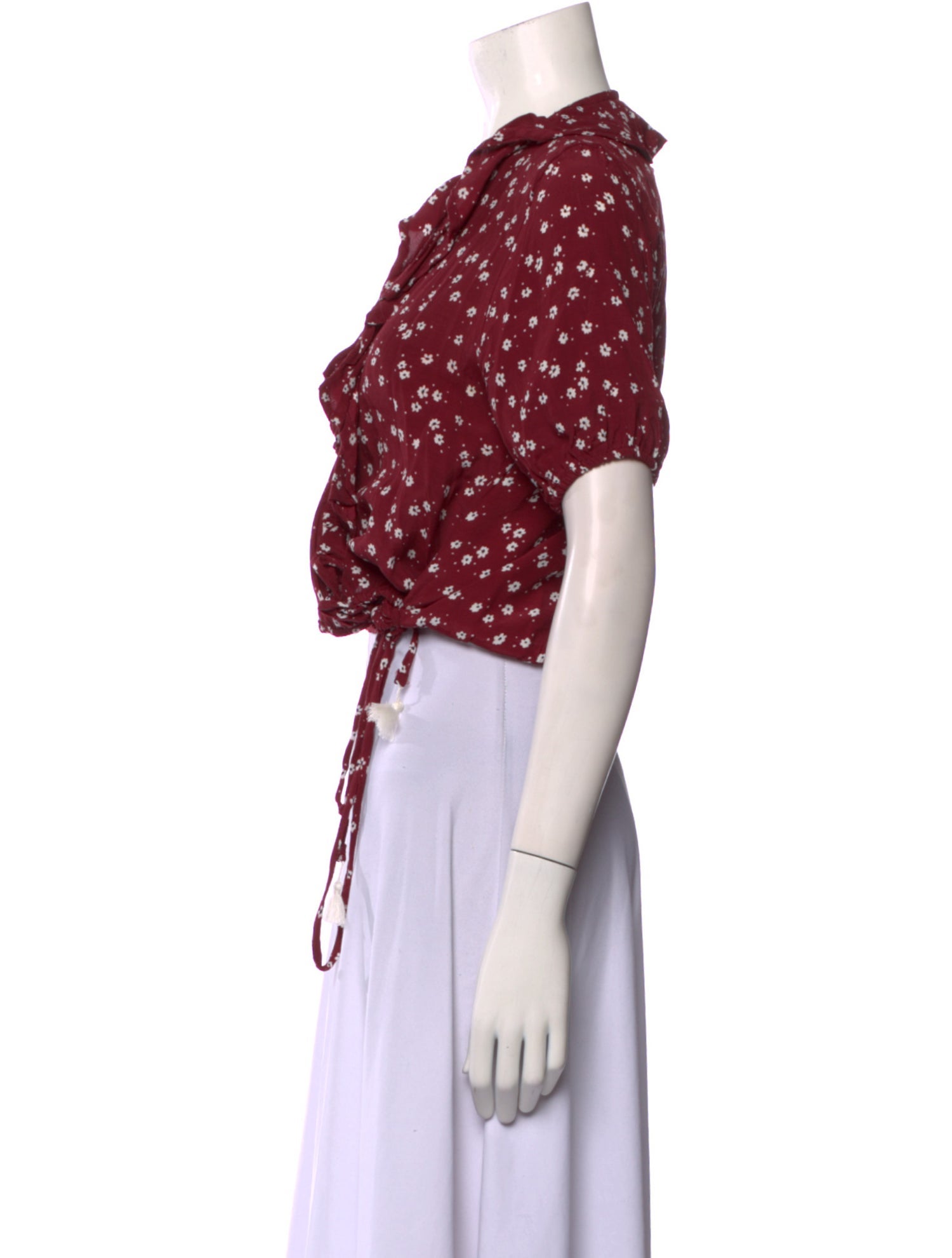 Faithfull The Brand Carayes Wrap Blouse, Bentina Floral