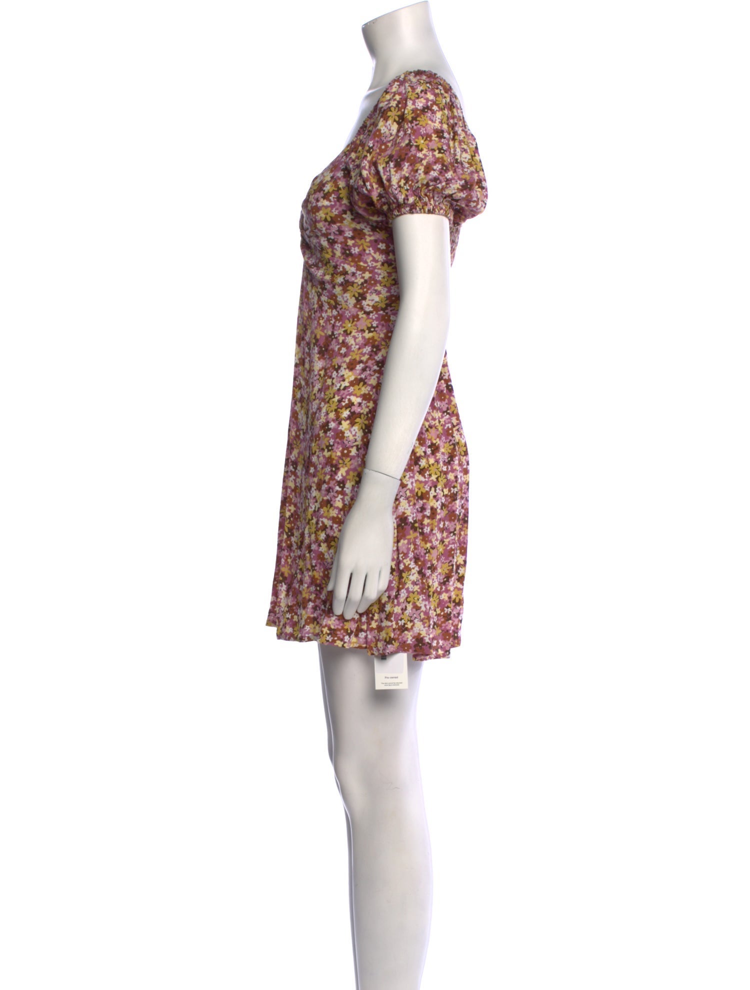 Faithfull The Brand Floral Print Mini Dress