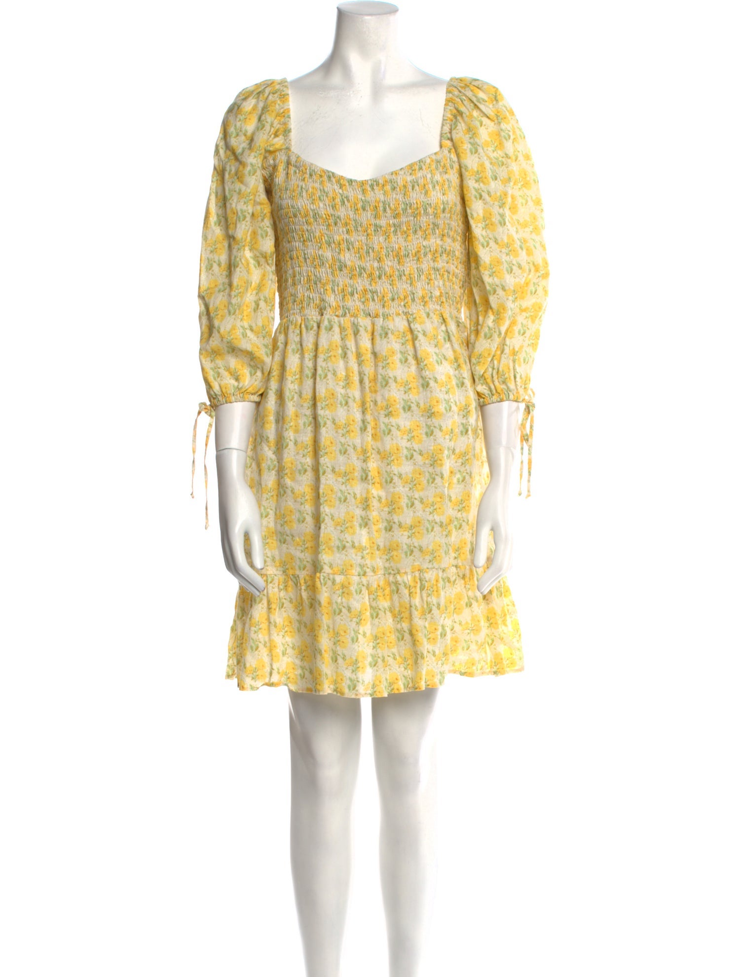 Faithfull The Brand Linen Mini Dress