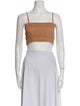 Faithfull The Brand Square Neckline Sleeveless Crop Top