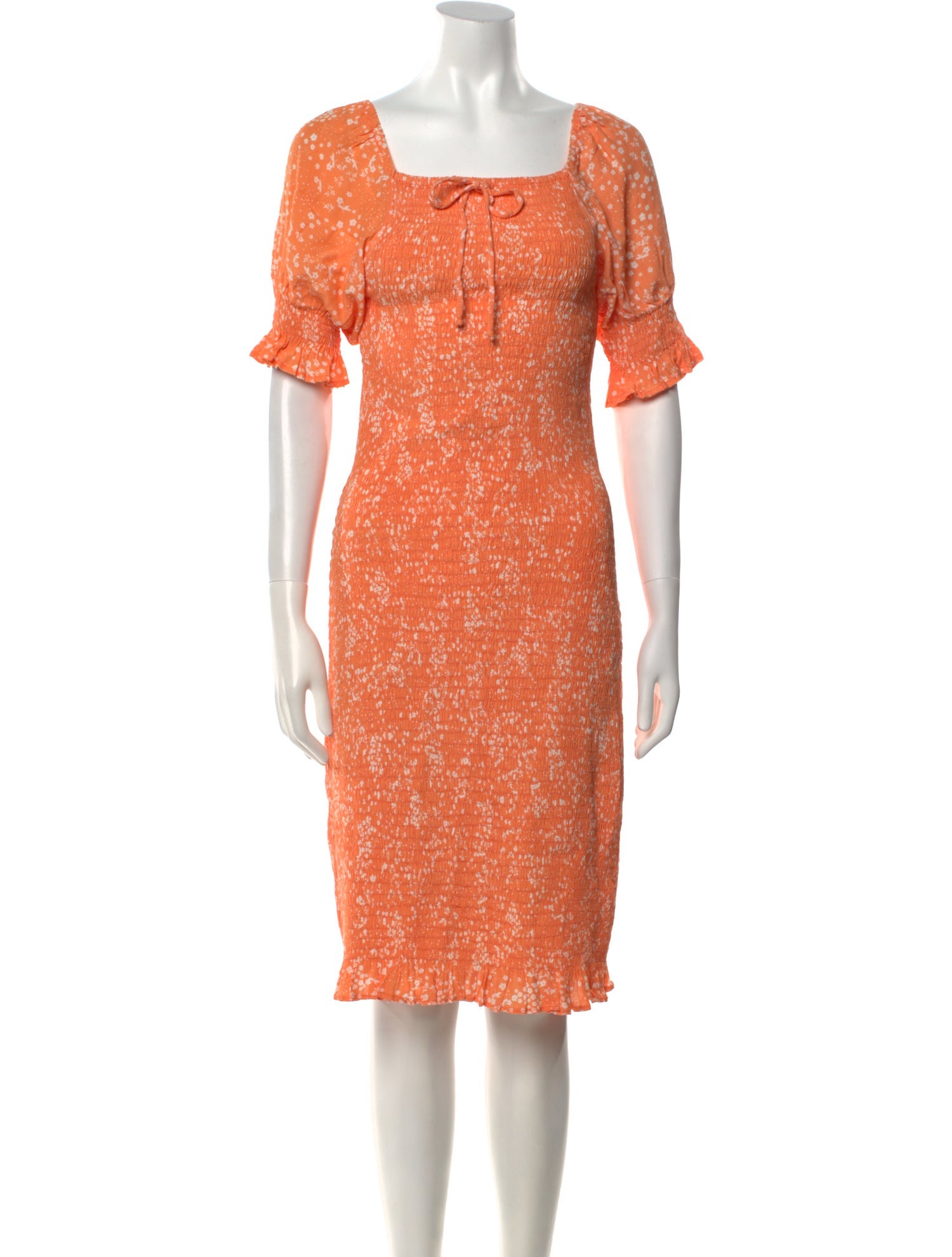 Faithfull The Brand Printed Knee-Length Dress