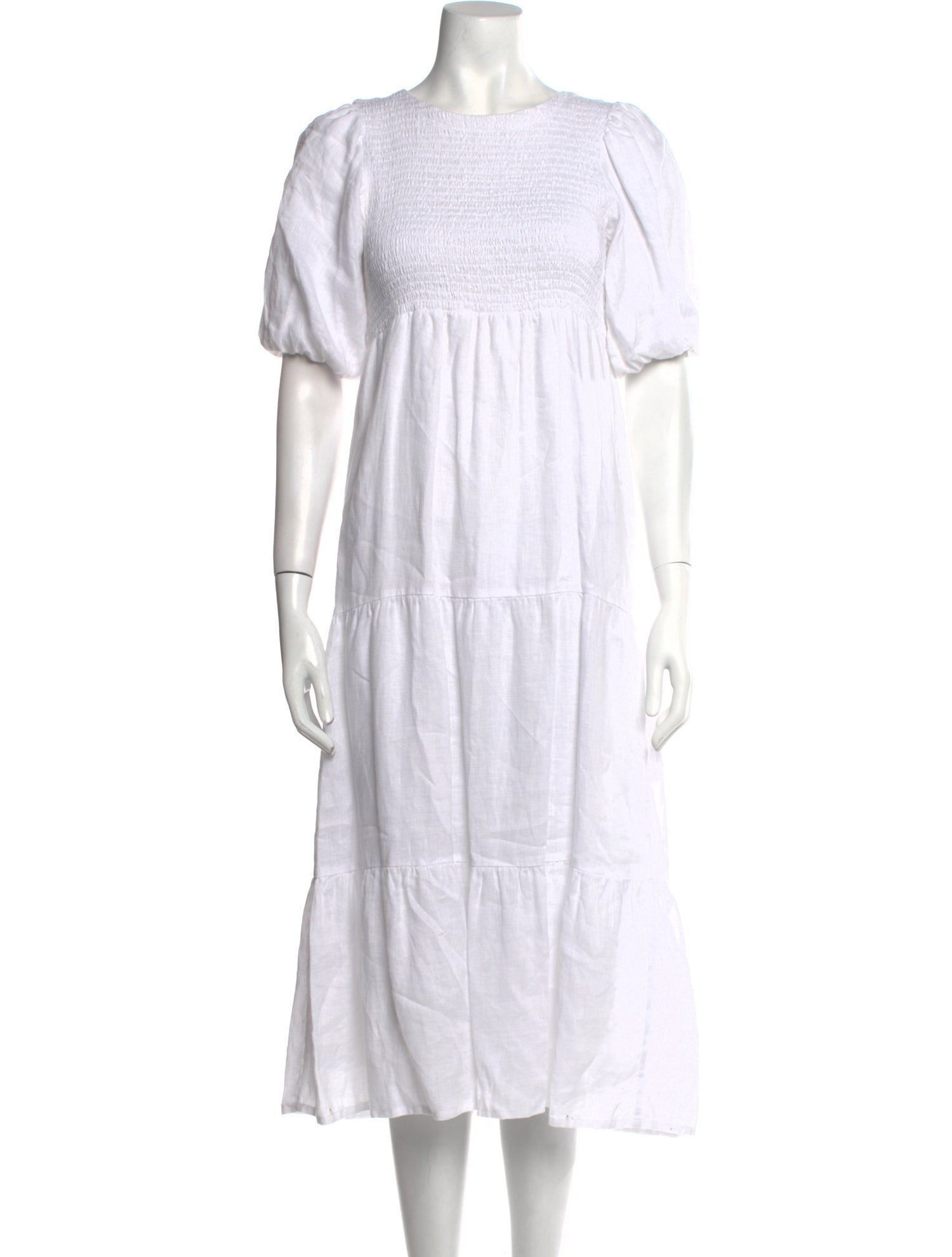 Faithfull The Brand Linen Midi Length Dress w/ Tags