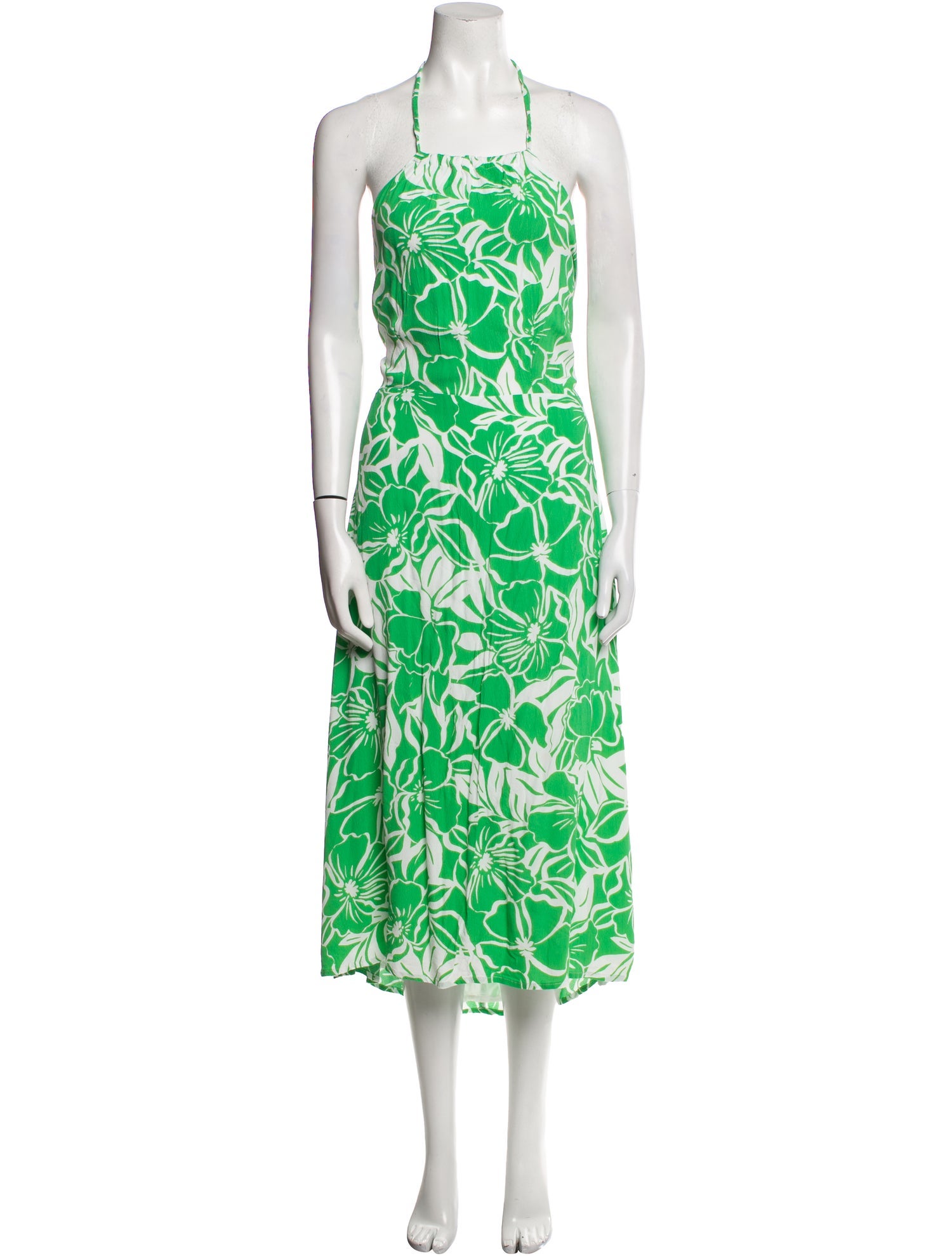 Faithfull The Brand Floral Print Midi Length Dress