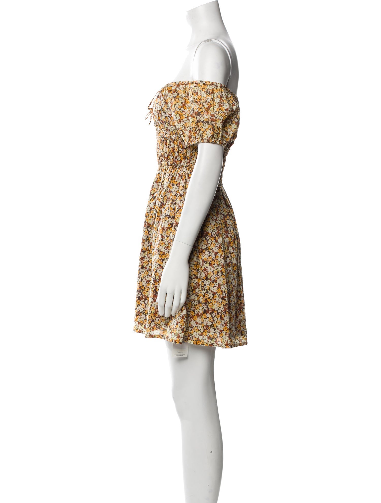 Faithfull The Brand Floral Print Mini Dress