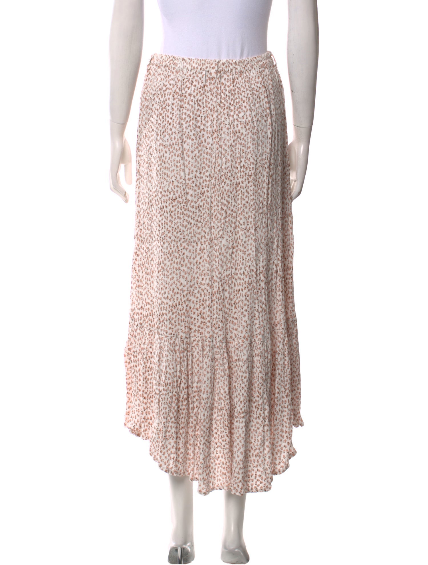 Faithfull The Brand Floral Print Midi Length Skirt