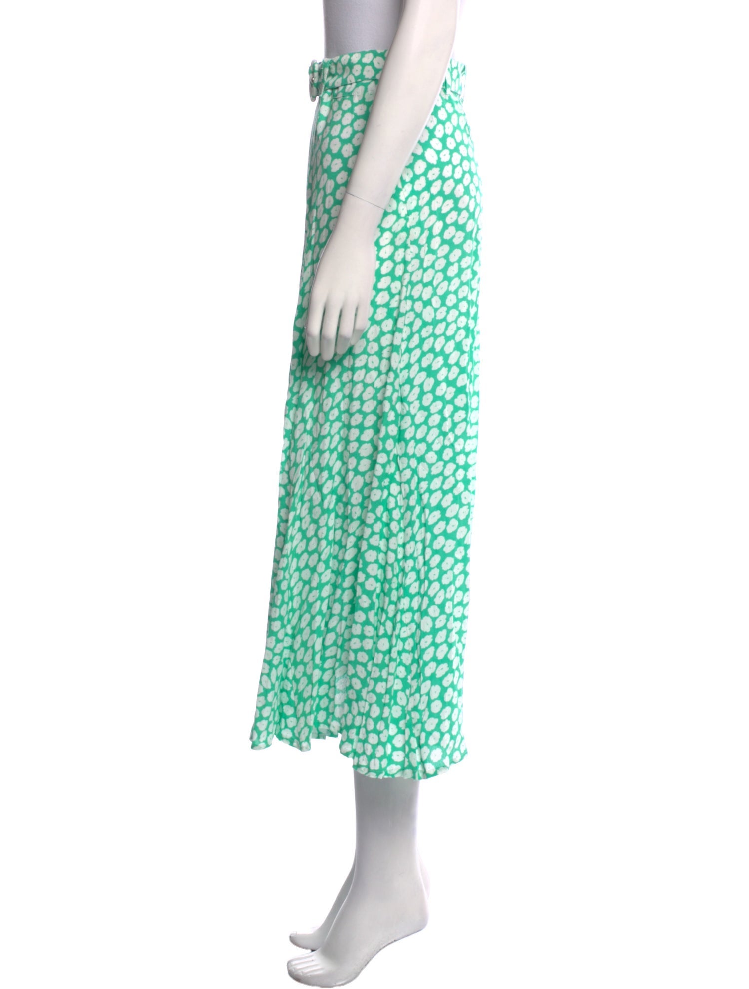 Faithfull The Brand Floral Print Midi Length Skirt