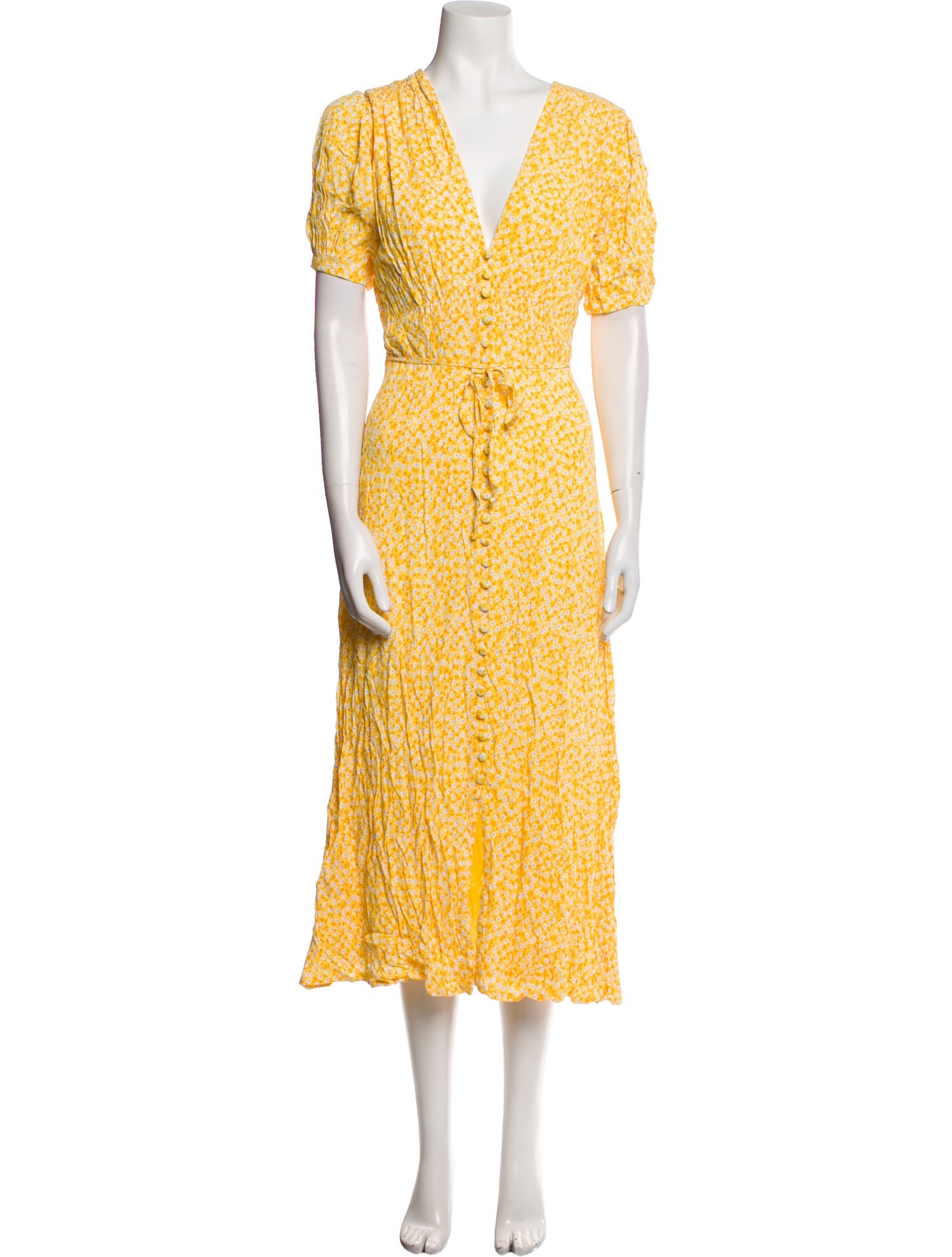 Faithfull The Brand Floral Print Long Dress w/ Tags