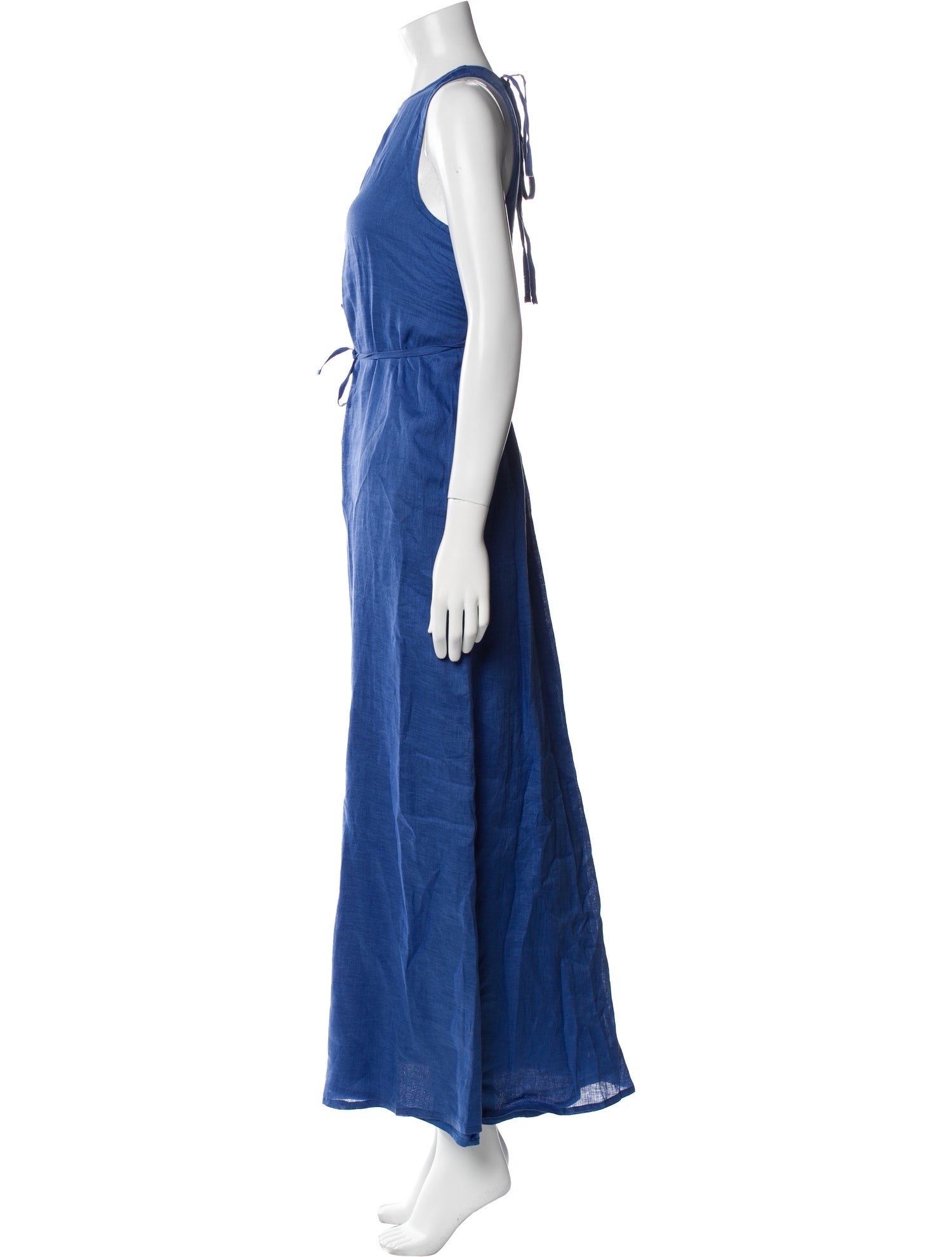 Faithfull The Brand Linen Long Dress