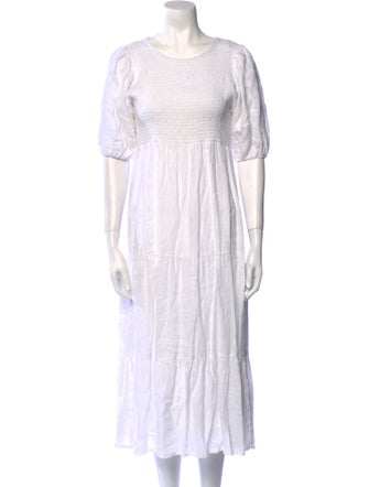 Faithfull The Brand Linen Long Dress
