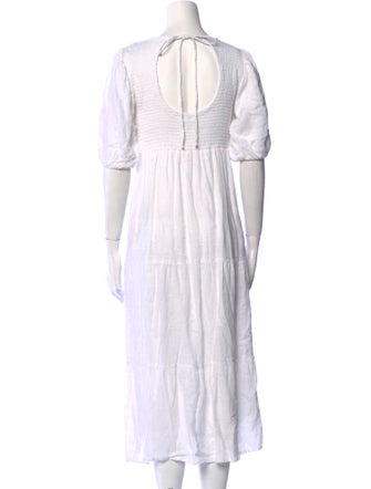 Faithfull The Brand Linen Long Dress