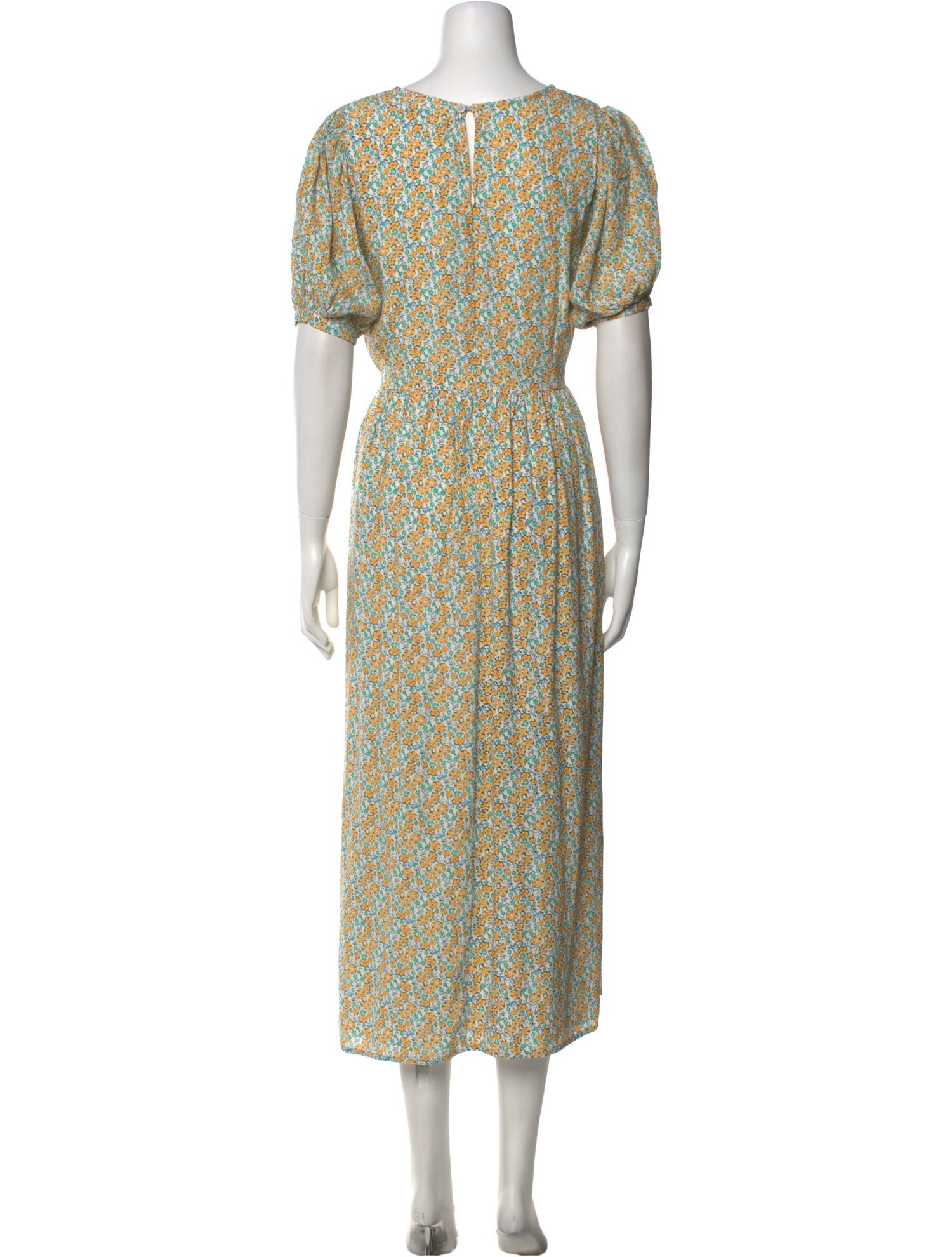 Faithfull The Brand Floral Print Long Dress