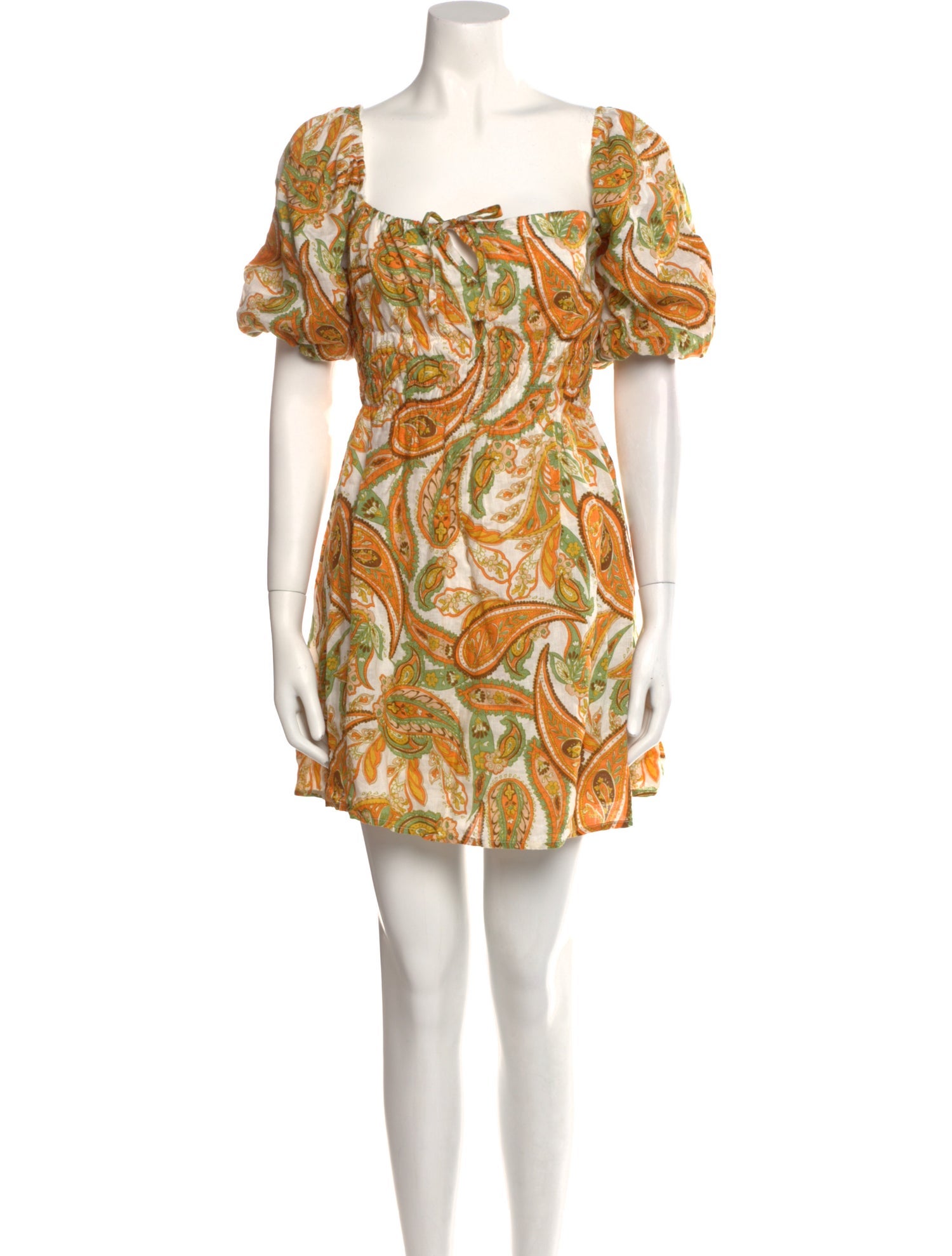 Faithfull The Brand Linen Mini Dress