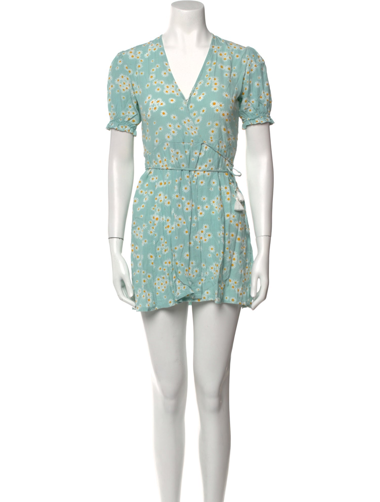 Faithfull The Brand Floral Print Mini Dress