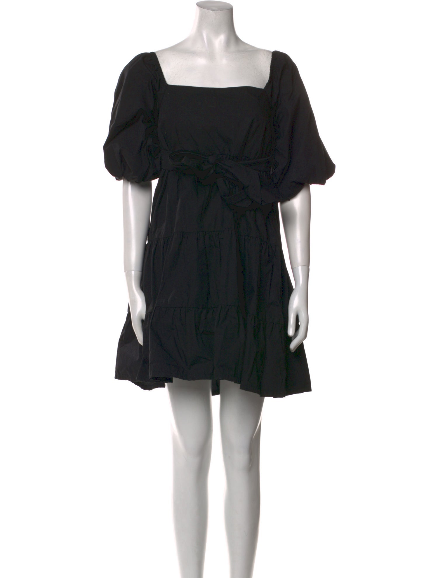 Faithfull The Brand Square Neckline Mini Dress