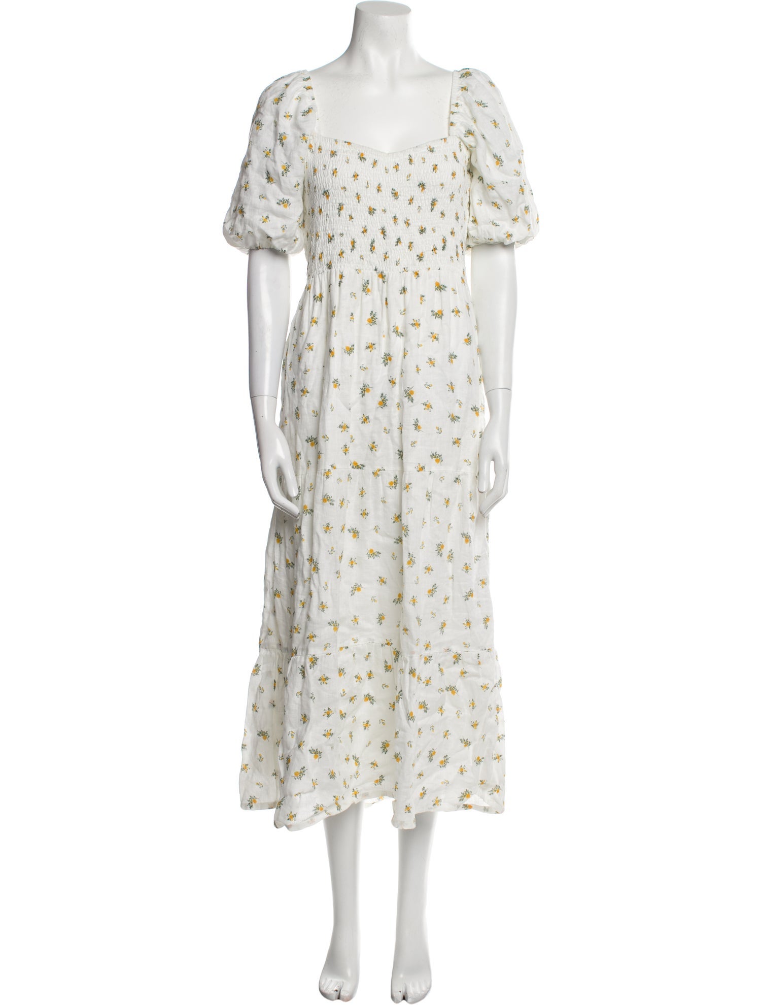 Faithfull The Brand Linen Long Dress