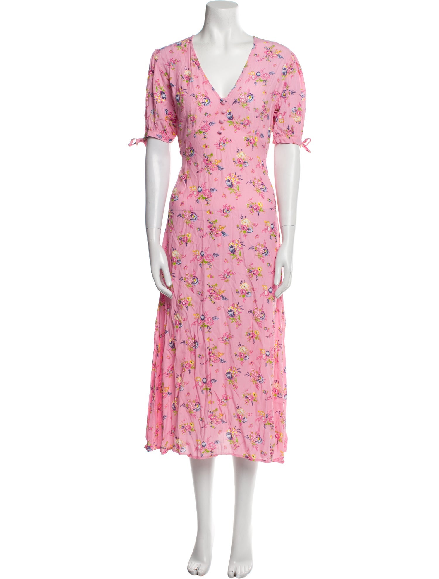 Faithfull The Brand Floral Print Long Dress