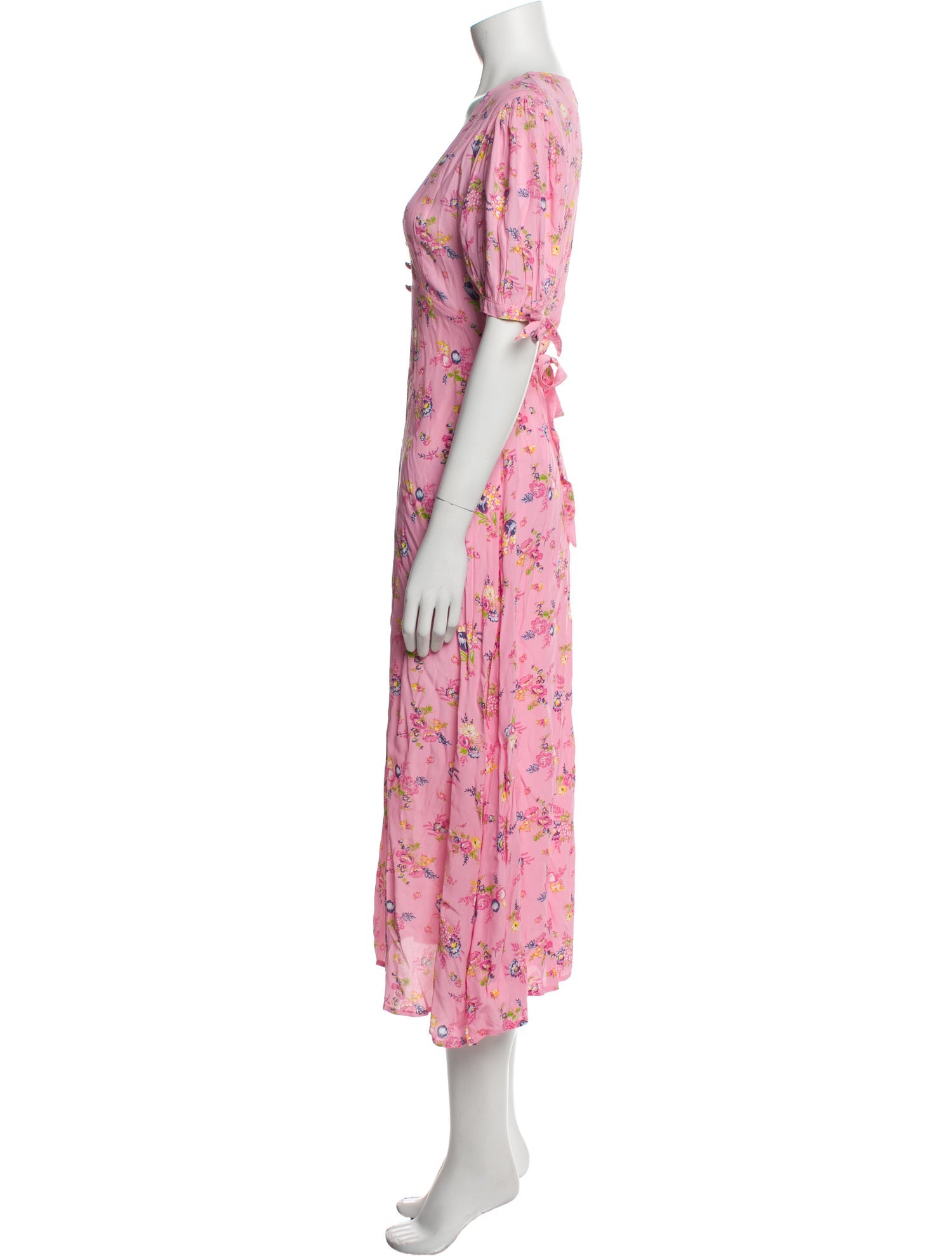 Faithfull The Brand Floral Print Long Dress