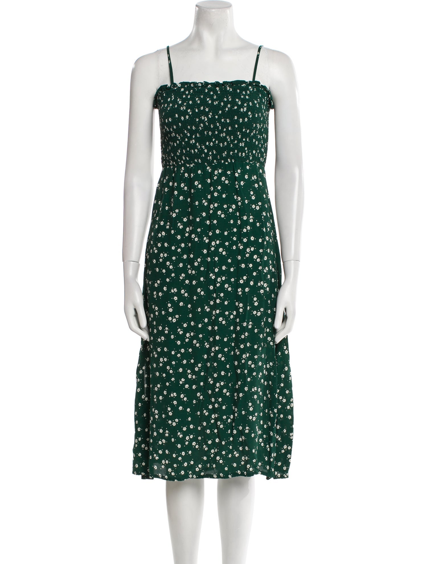 Faithfull The Brand Floral Print Midi Length Dress