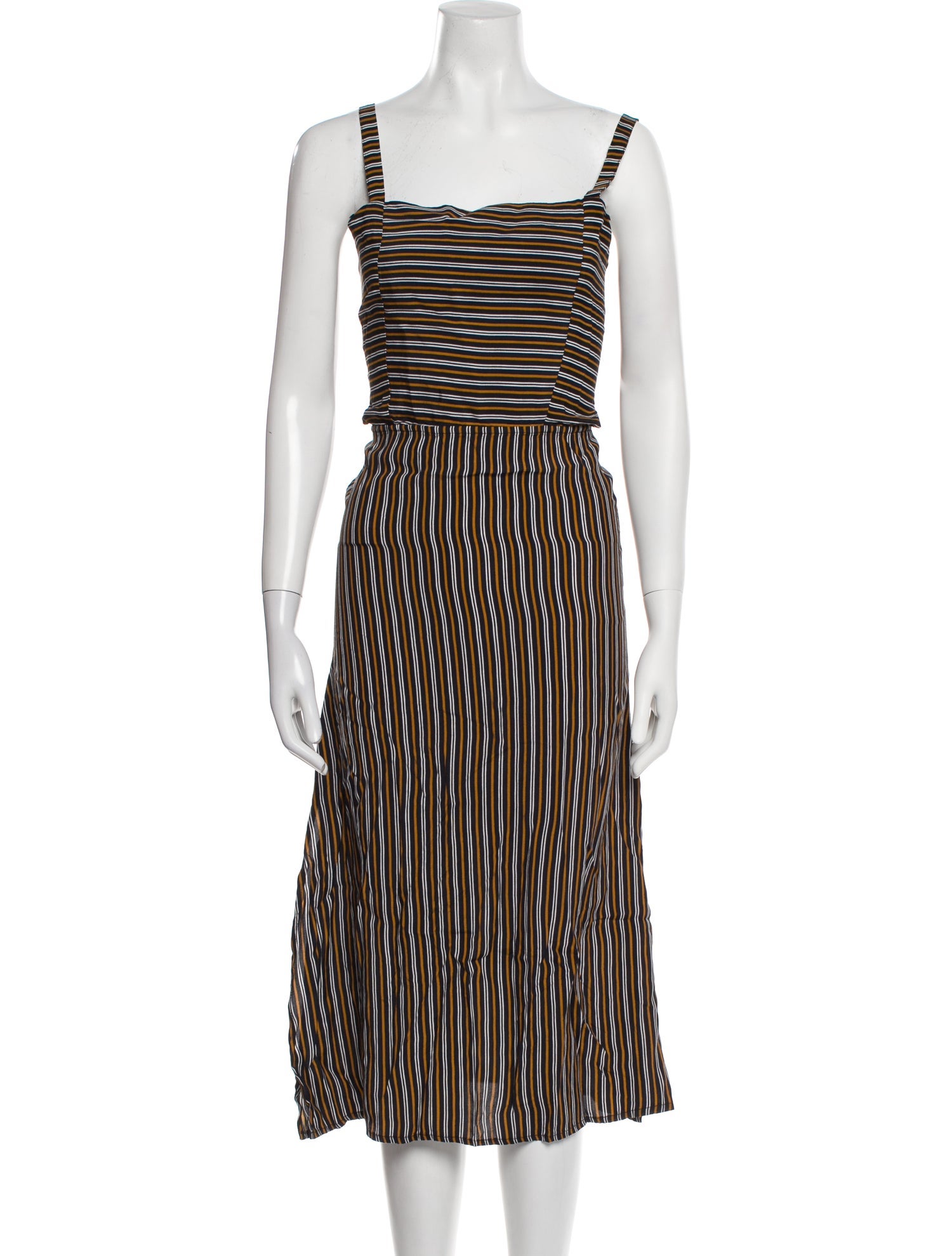 Faithfull The Brand Striped Long Dress