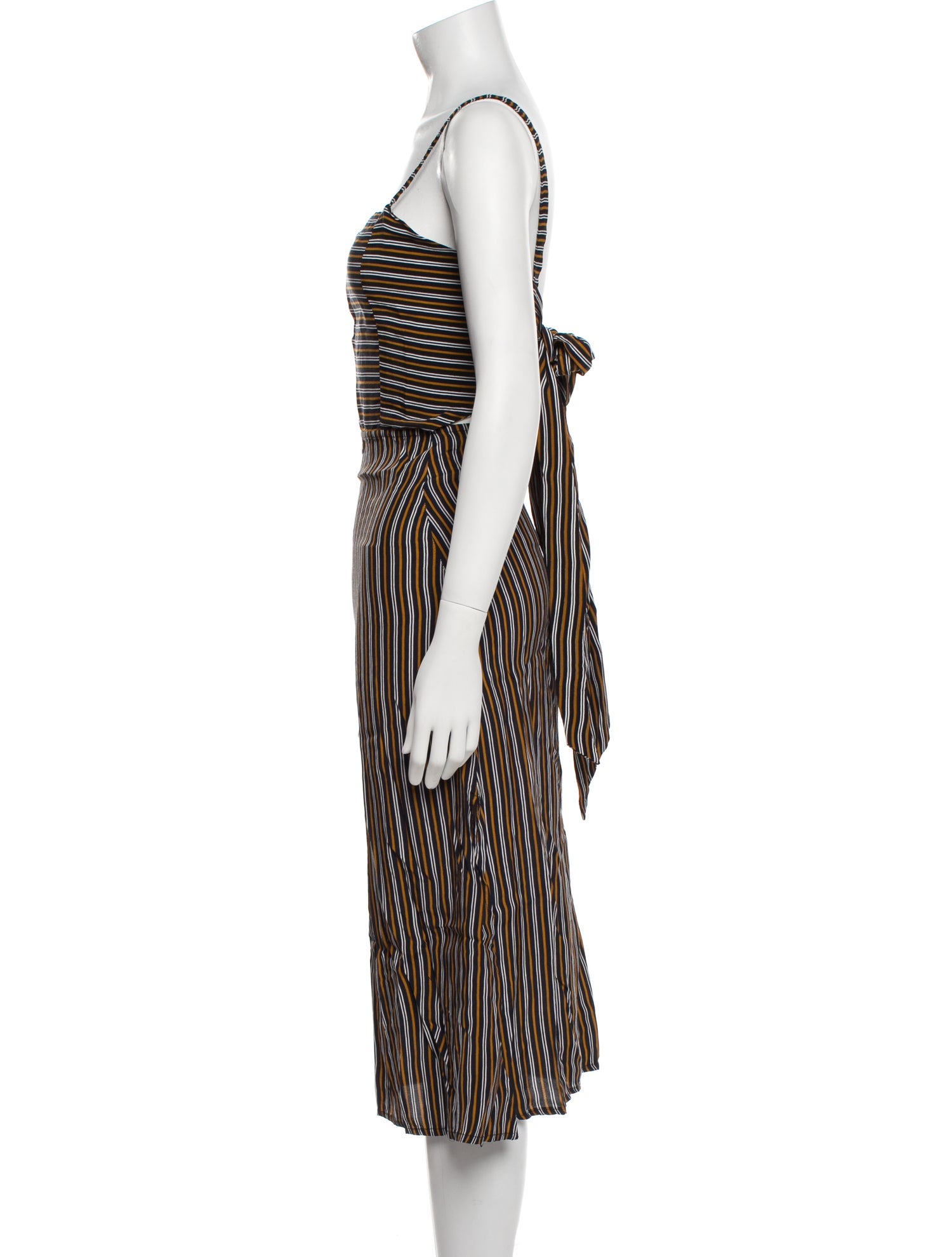 Faithfull The Brand Striped Long Dress