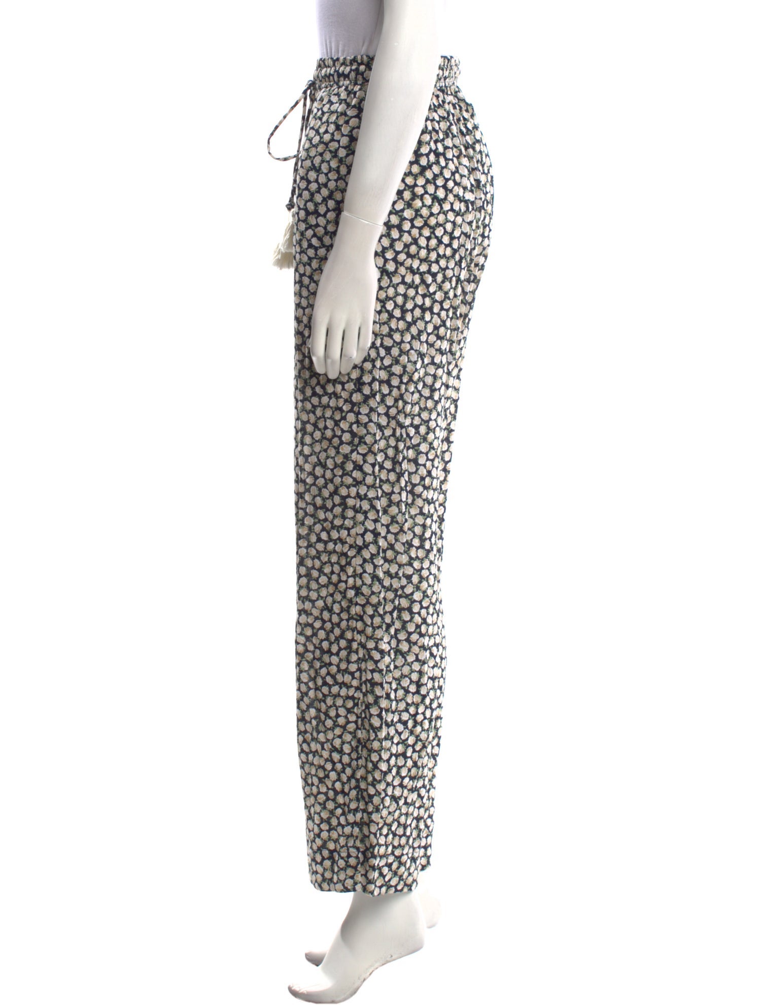 Faithfull The Brand Floral Print Wide Leg Pants