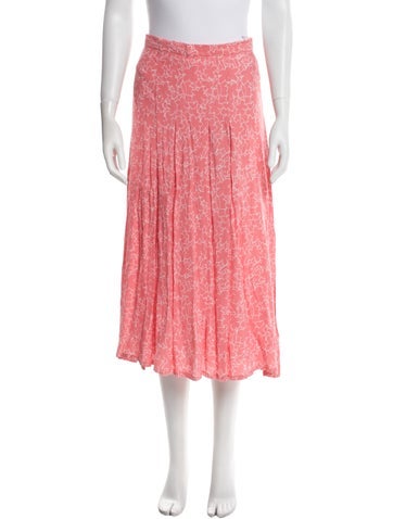 Faithfull The Brand Skirts Printed Midi Length Skirt Us0, UK4 | XS
