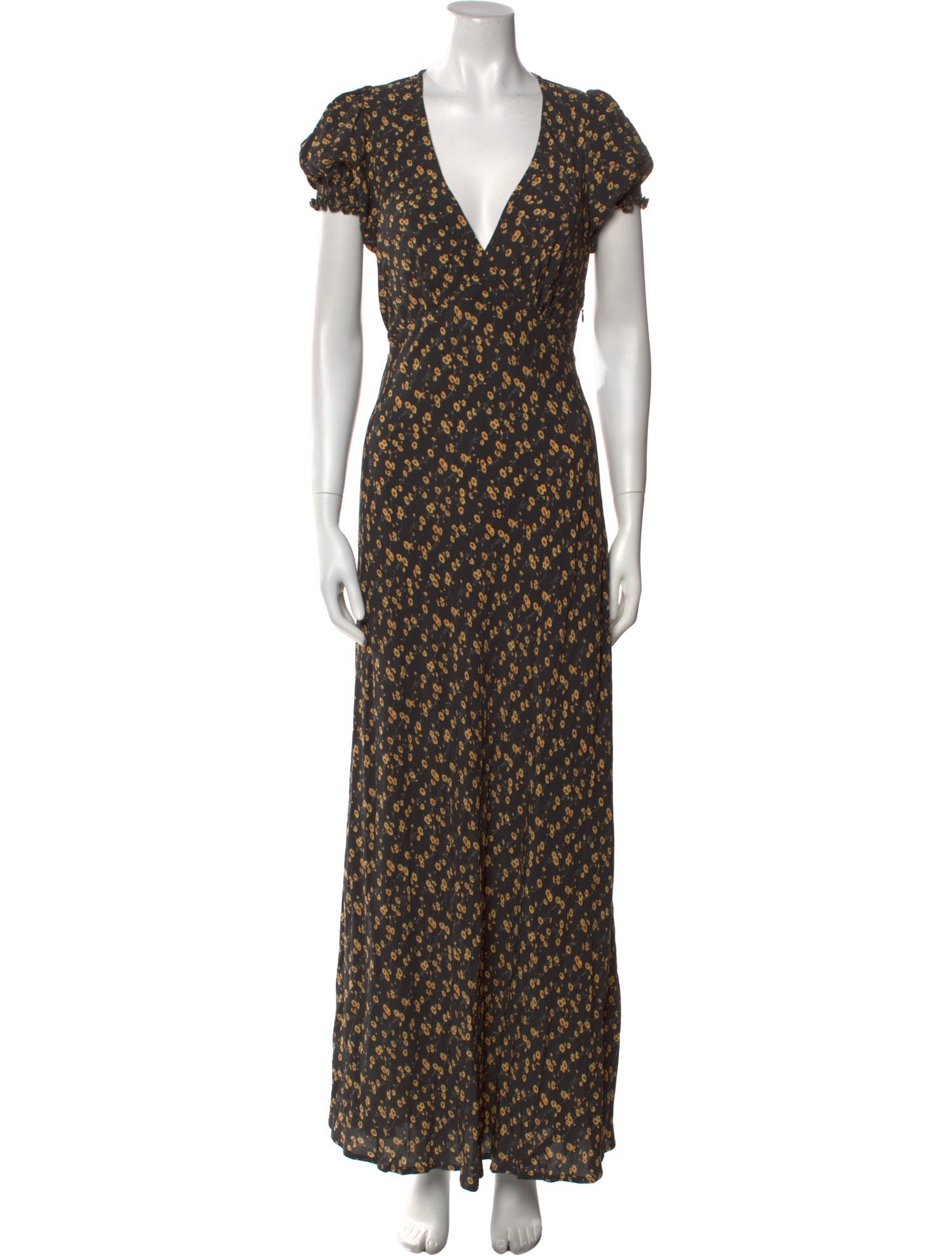 Faithfull The Brand Floral Print Long Dress