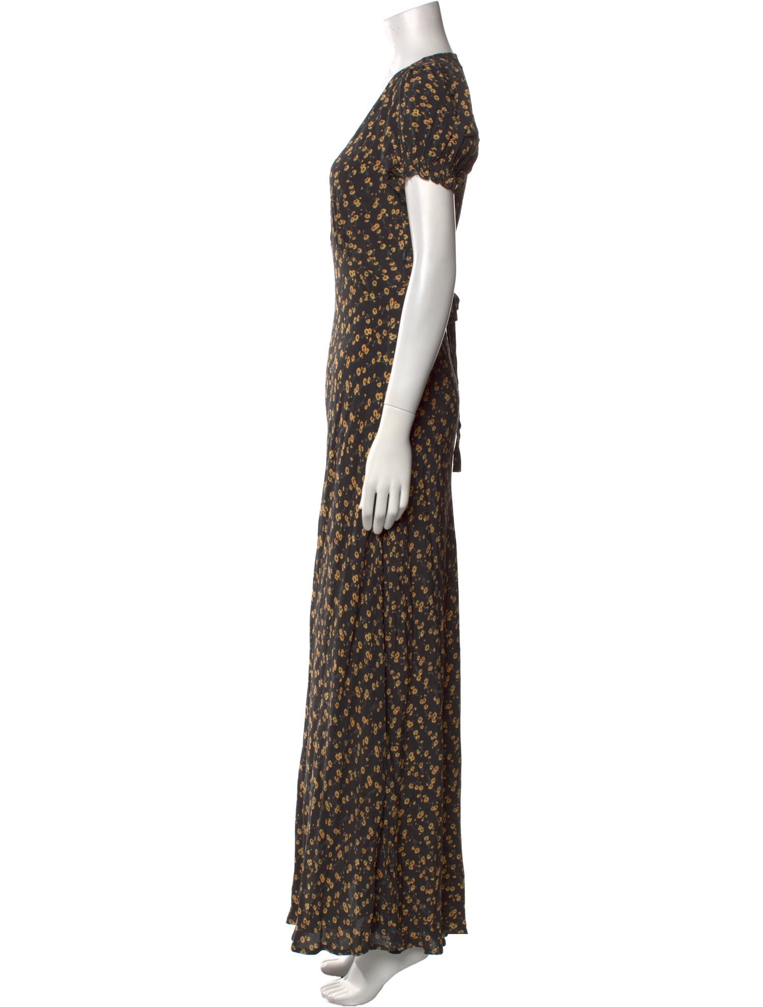 Faithfull The Brand Floral Print Long Dress