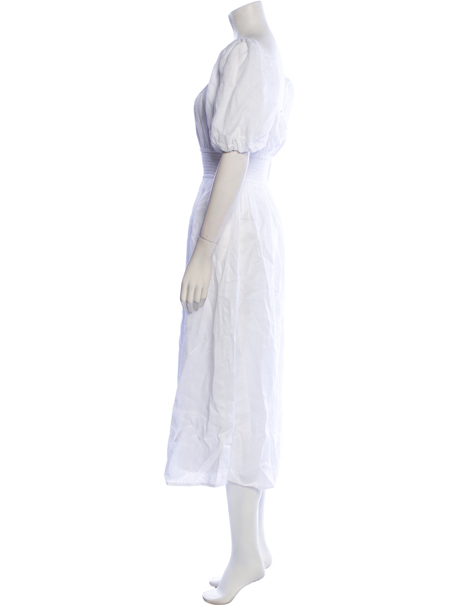 Faithfull The Brand Linen Long Dress