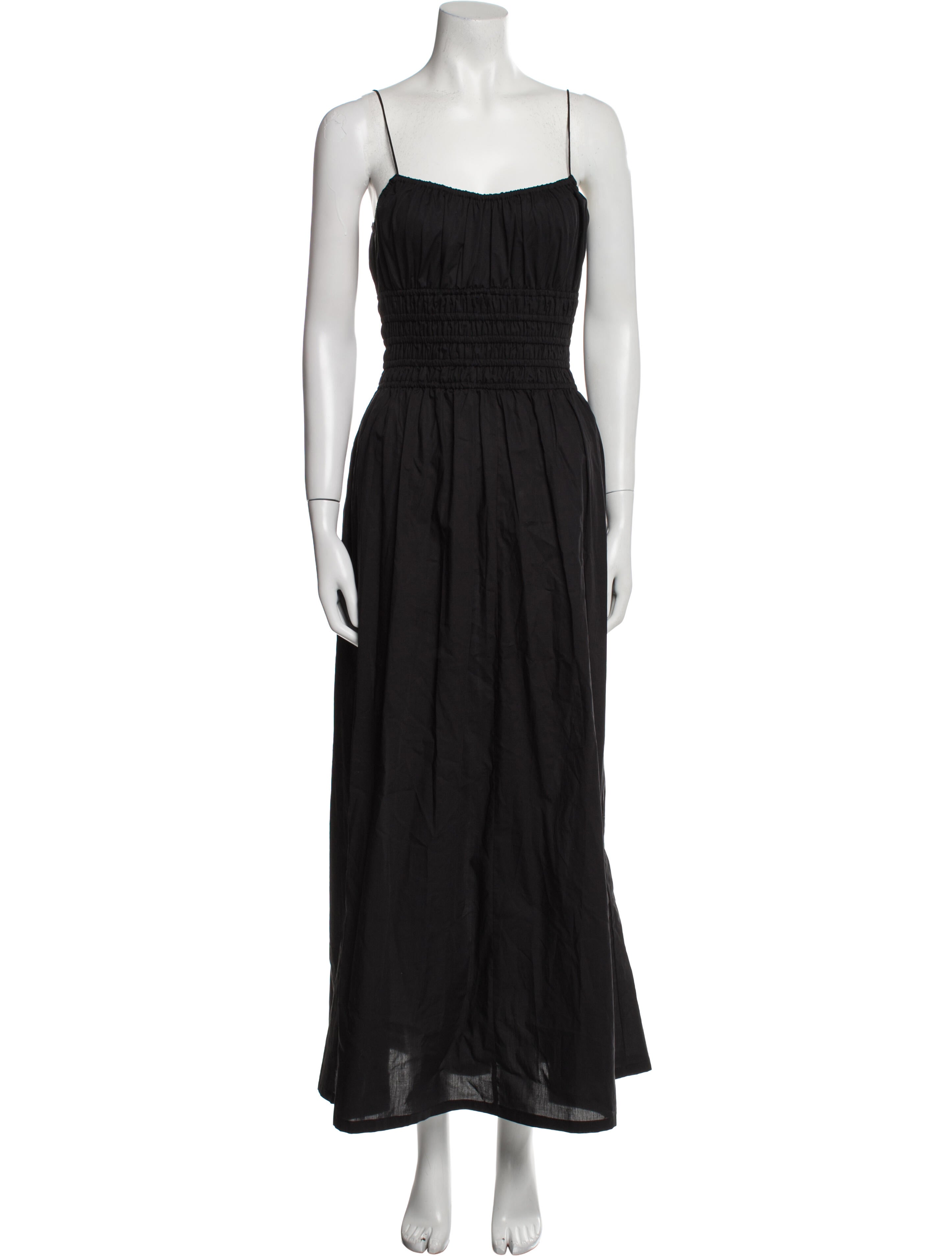 Faithfull The Brand Square Neckline Long Dress