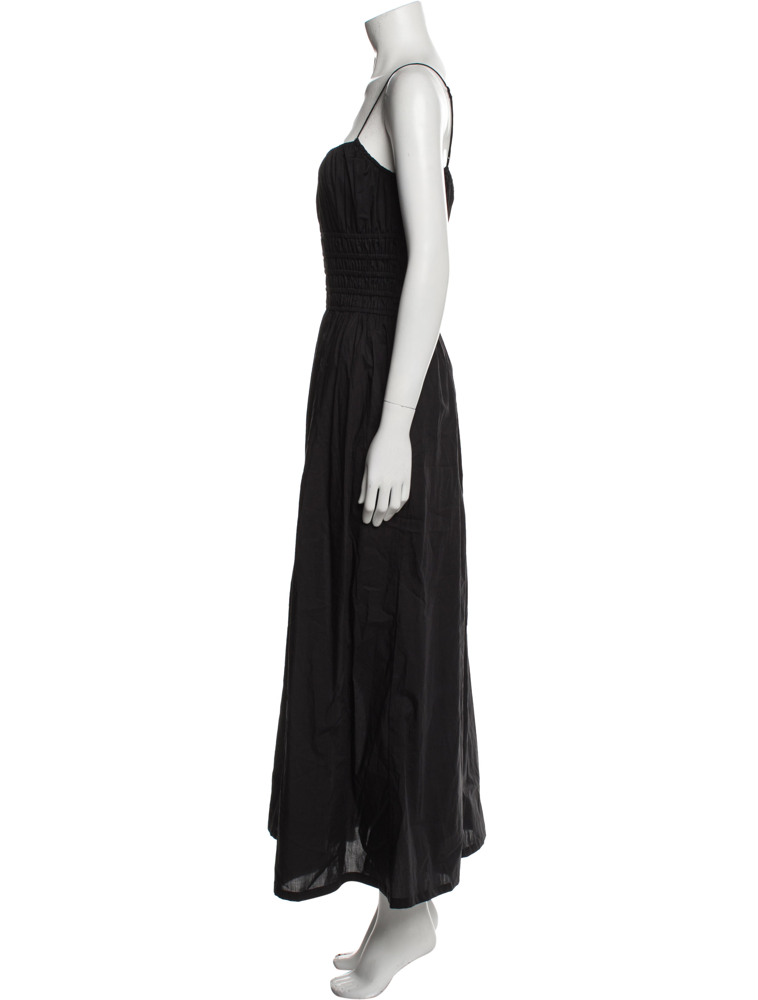 Faithfull The Brand Square Neckline Long Dress