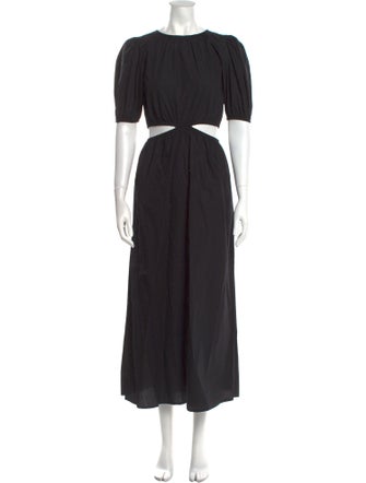 Faithfull The Brand Crew Neck Long Dress
