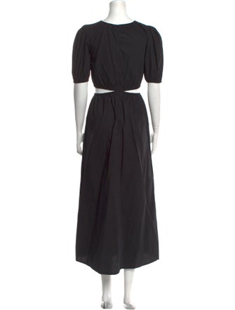 Faithfull The Brand Crew Neck Long Dress